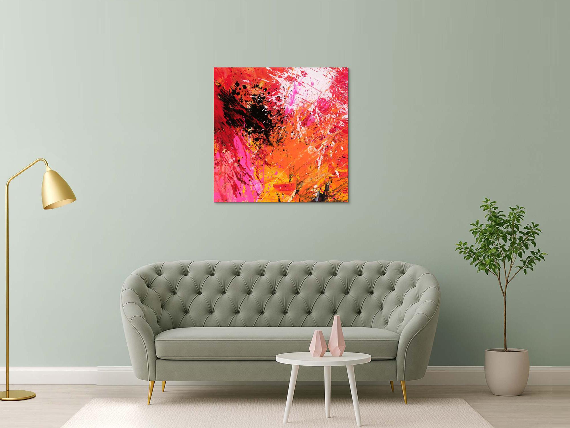 Abstraktes Bild auf Leinwand