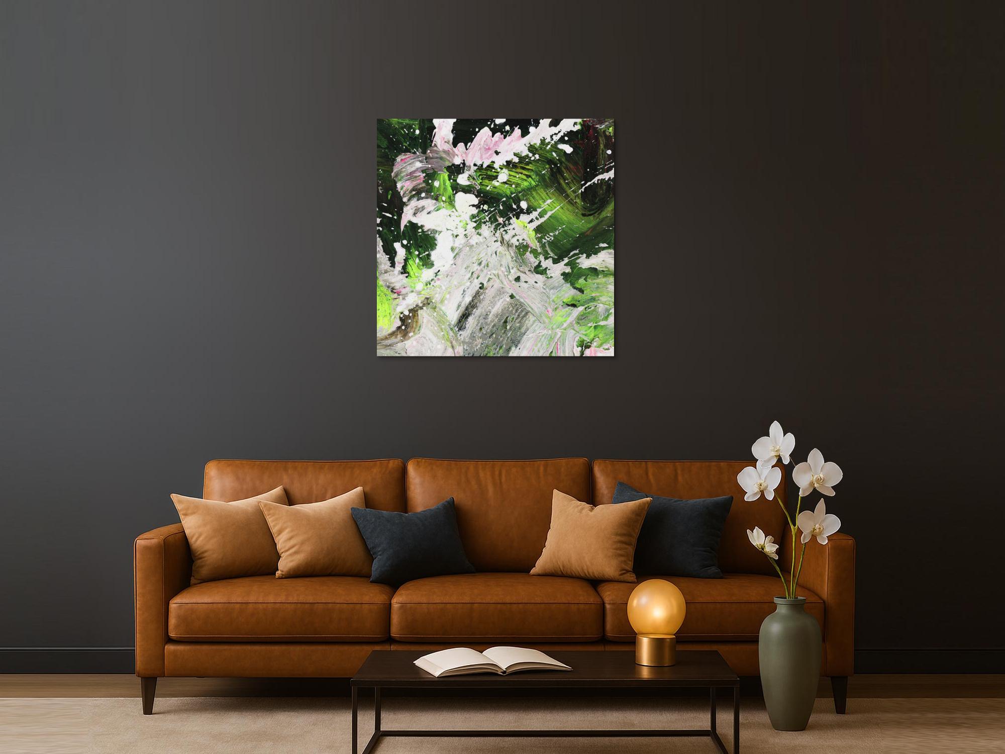 Abstraktes Bild auf Leinwand