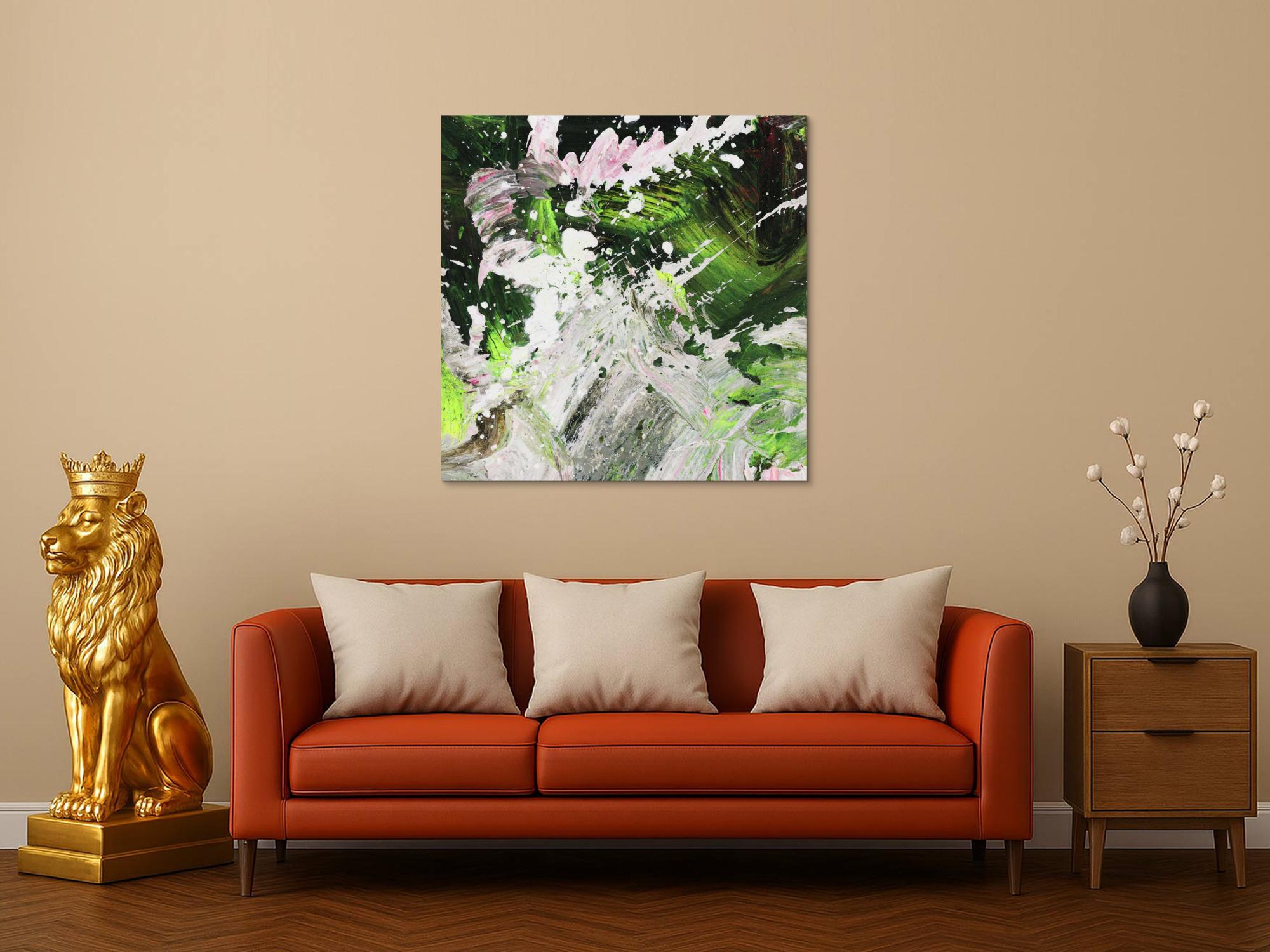 Abstraktes Bild auf Leinwand