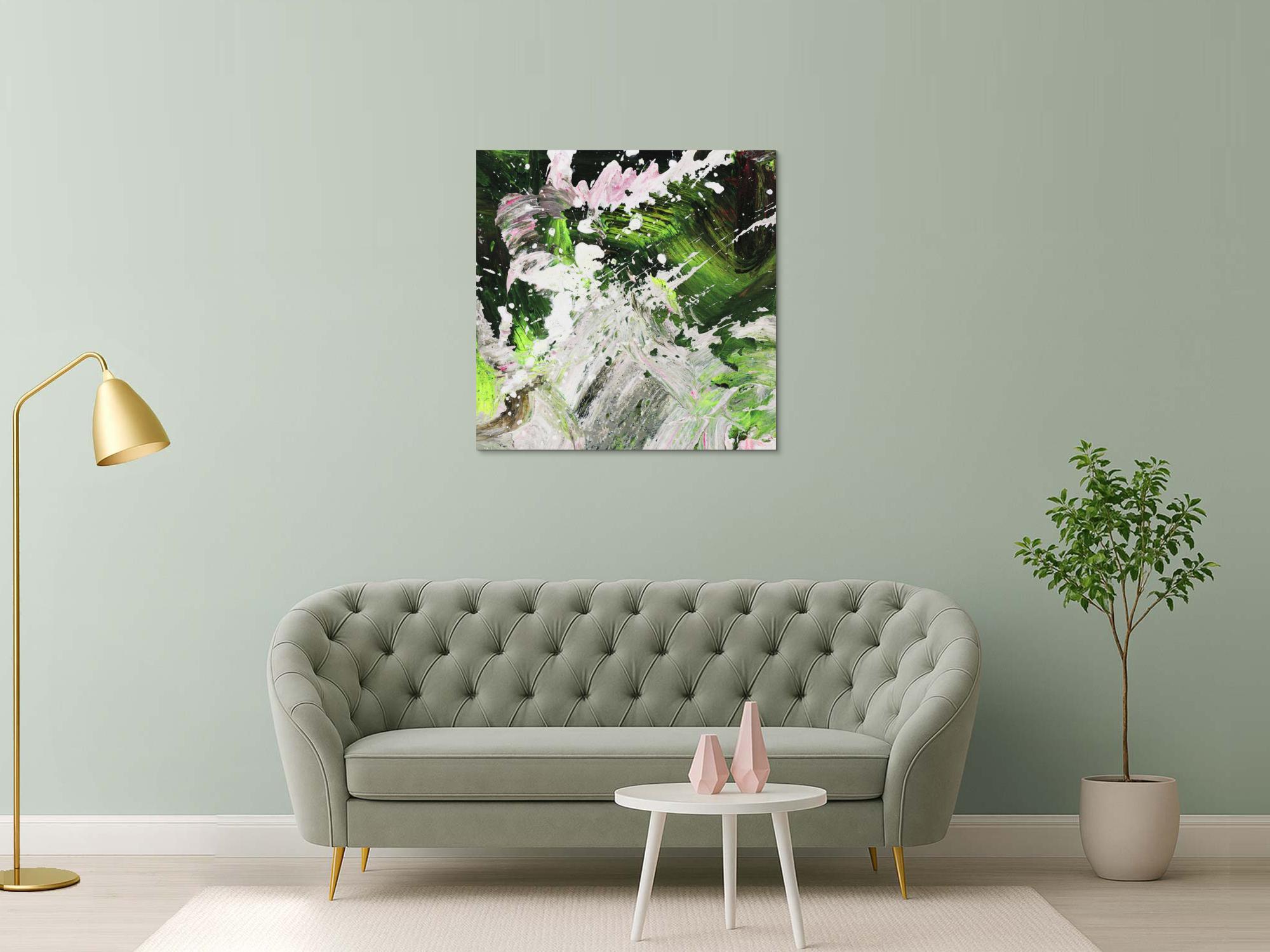 Abstraktes Bild auf Leinwand