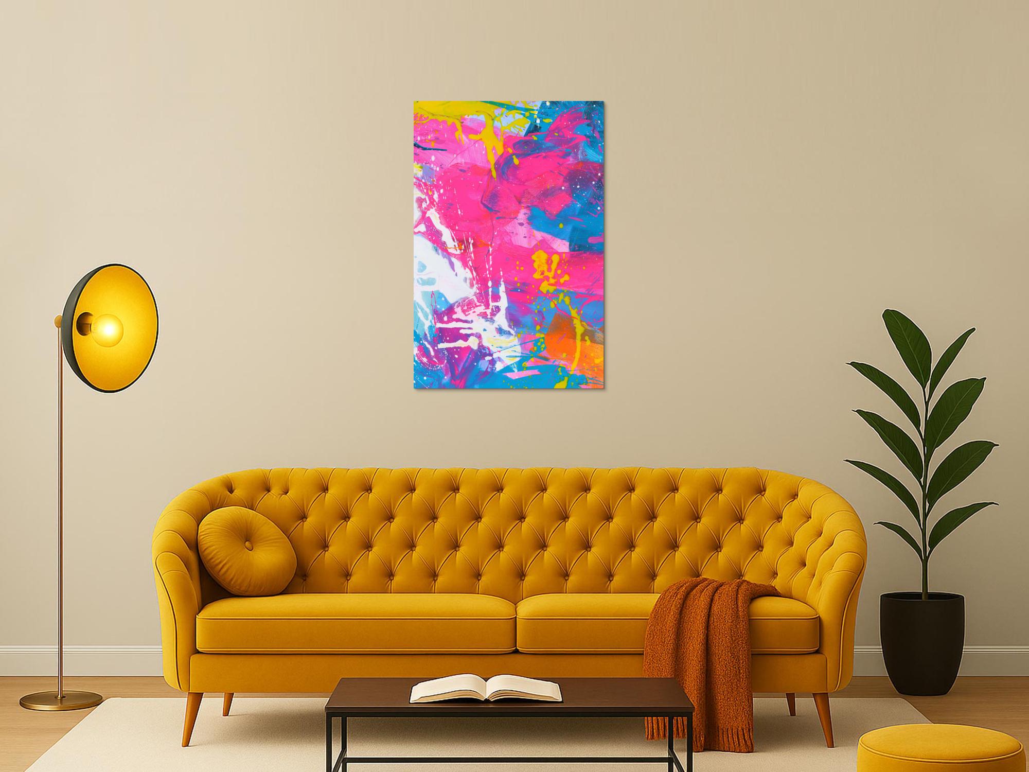 Abstraktes Bild auf Leinwand