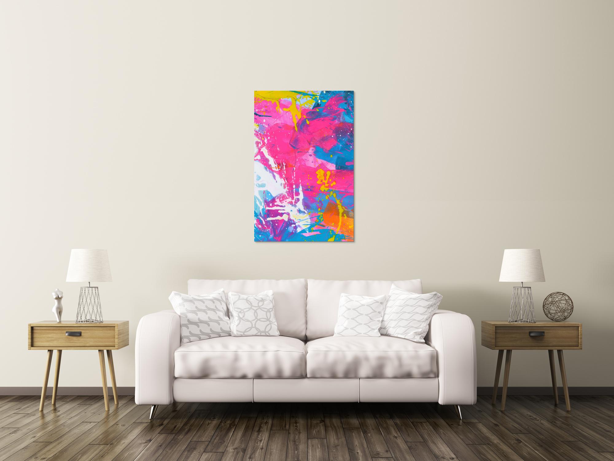 Abstraktes Bild auf Leinwand