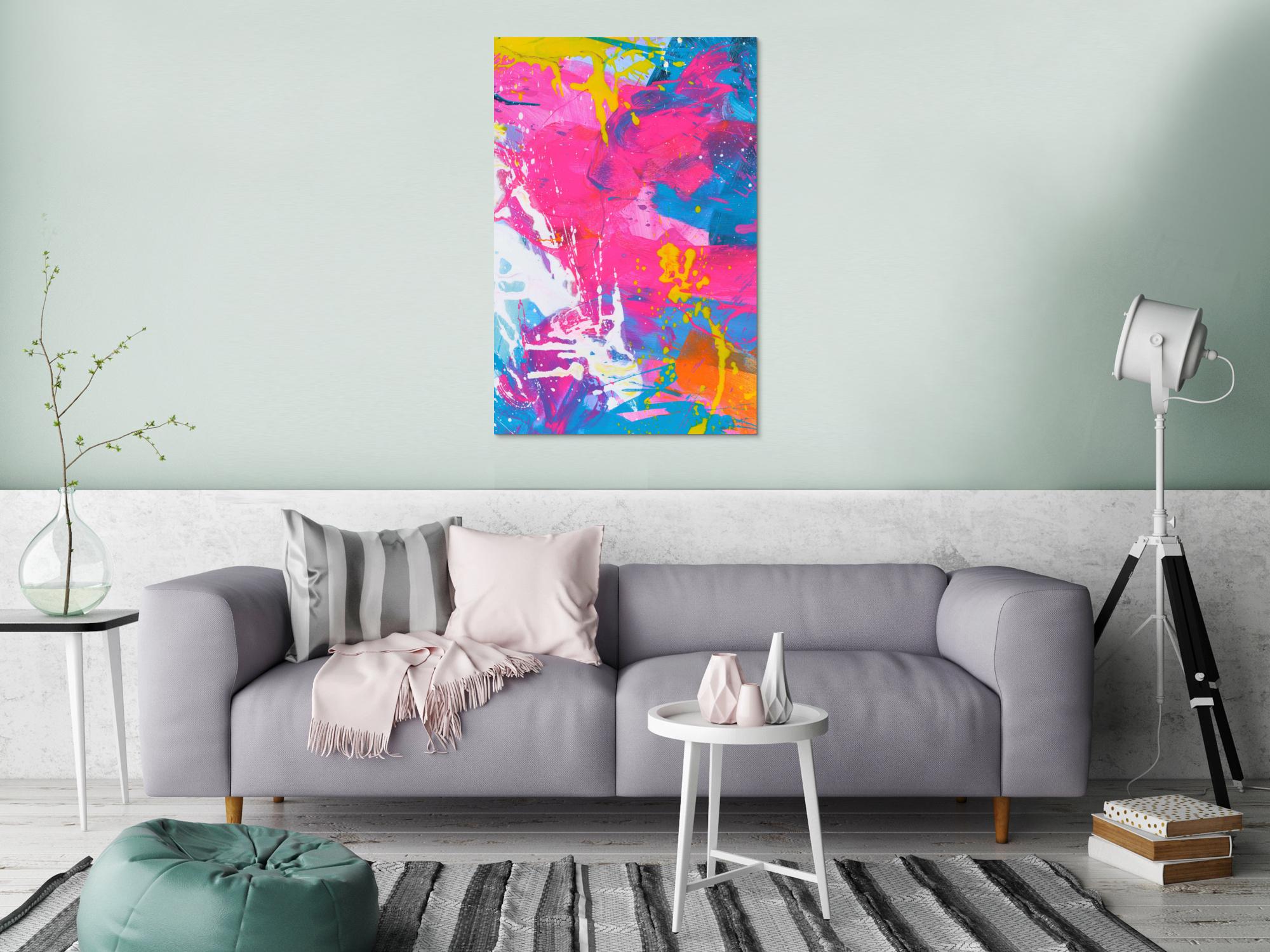 Abstraktes Bild auf Leinwand