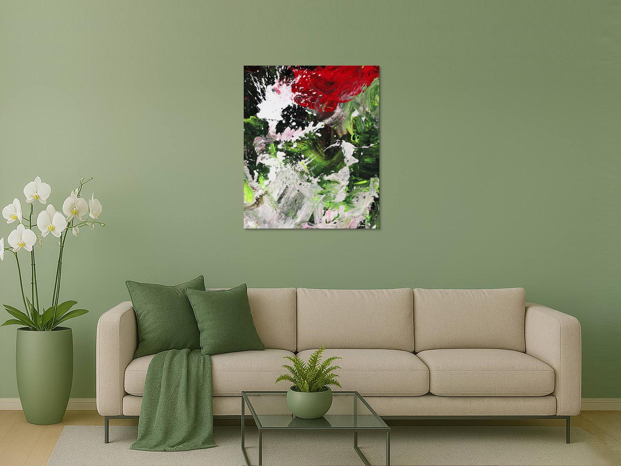 Abstraktes Bild auf Leinwand