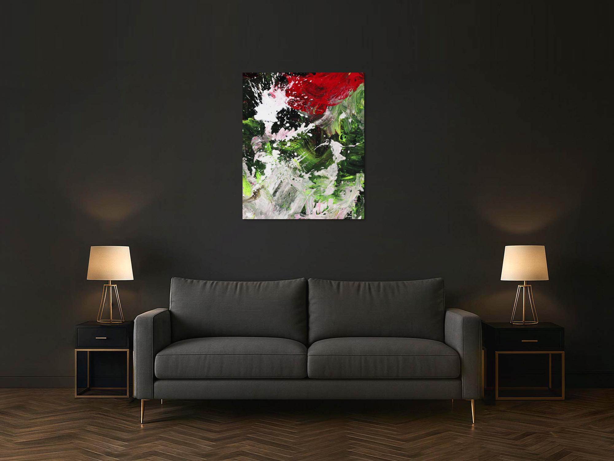 Abstraktes Bild auf Leinwand