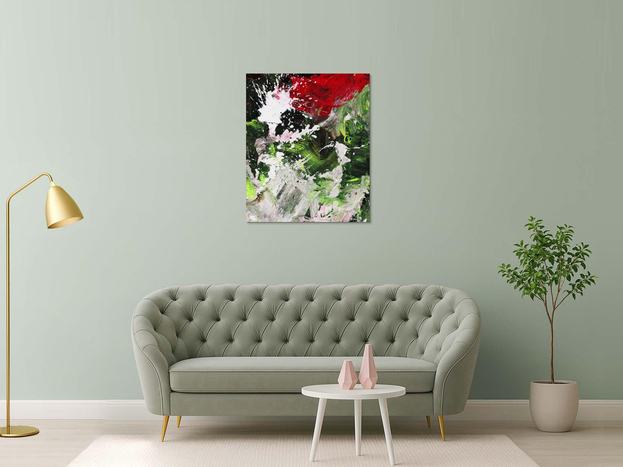 Abstraktes Bild auf Leinwand