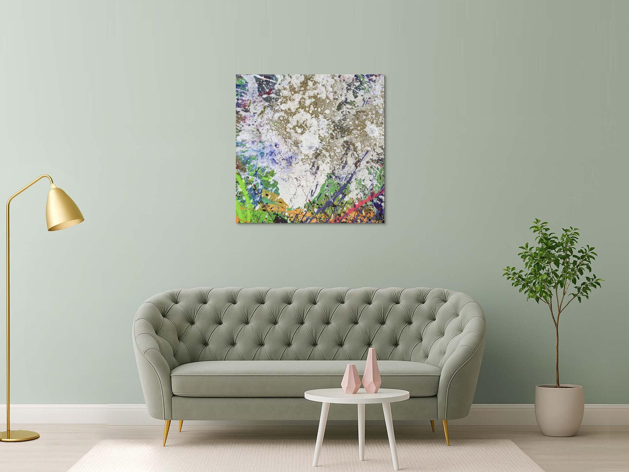 Abstraktes Bild auf Leinwand