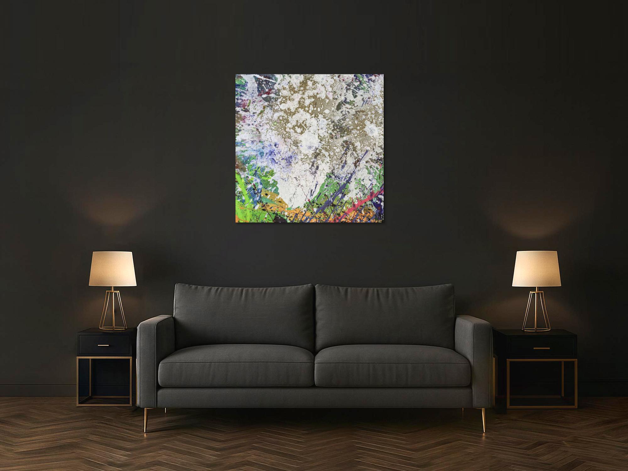 Abstraktes Bild auf Leinwand