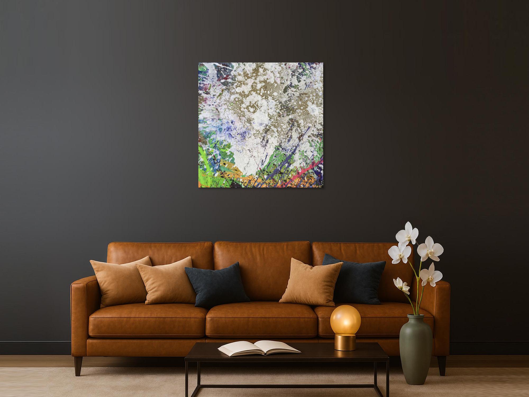 Abstraktes Bild auf Leinwand