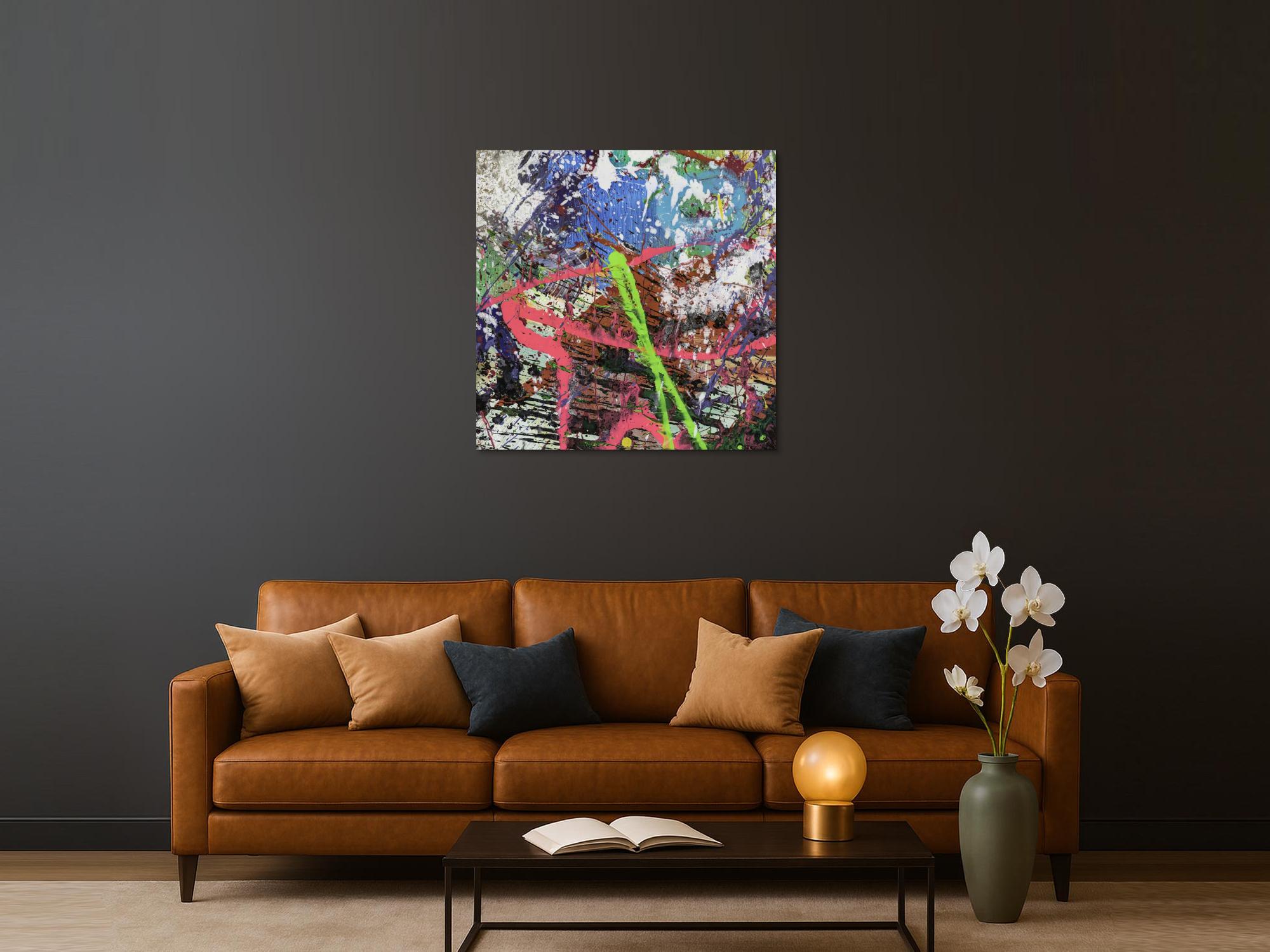 Abstraktes Bild auf Leinwand