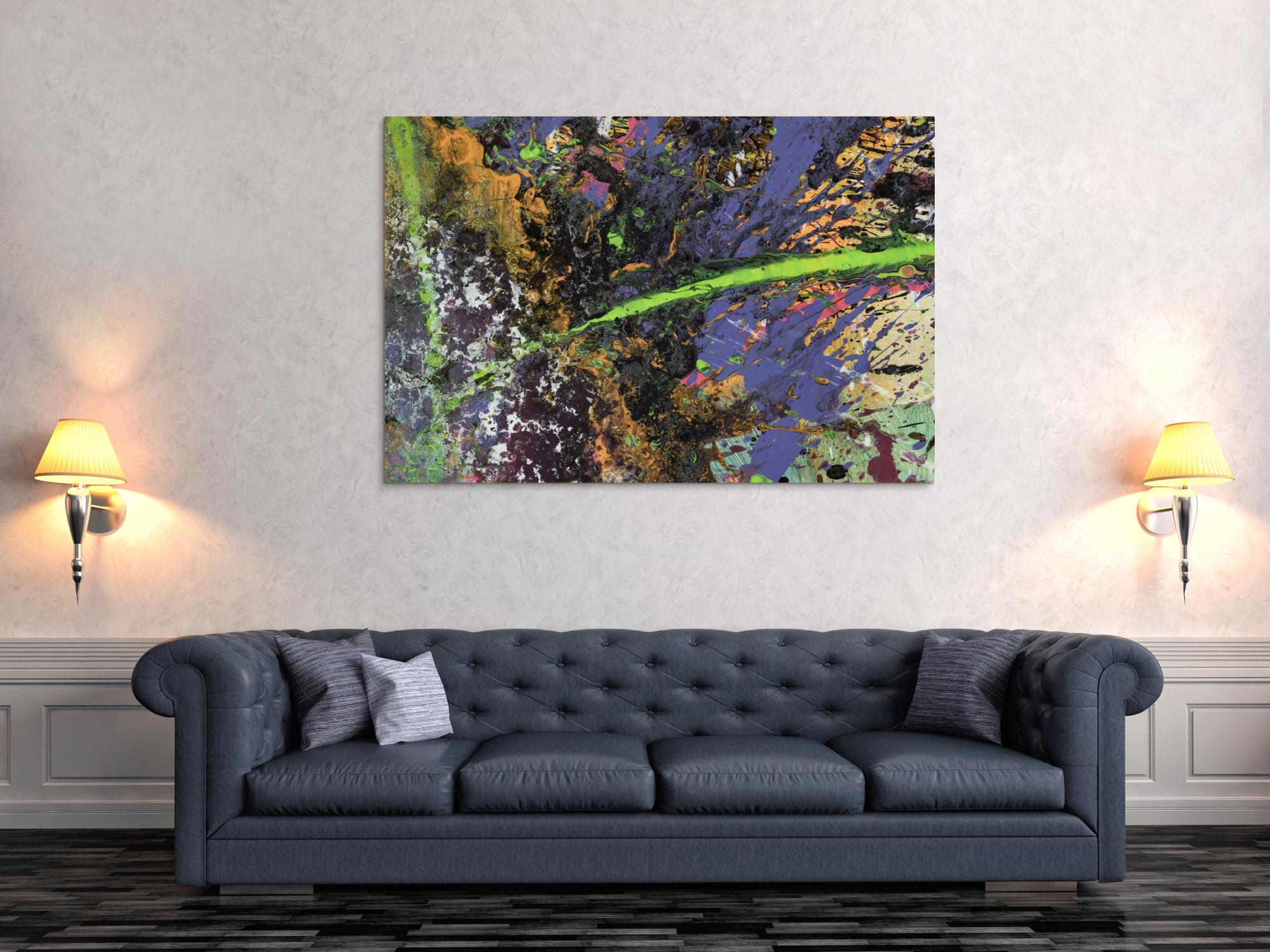 Abstraktes Bild auf Leinwand