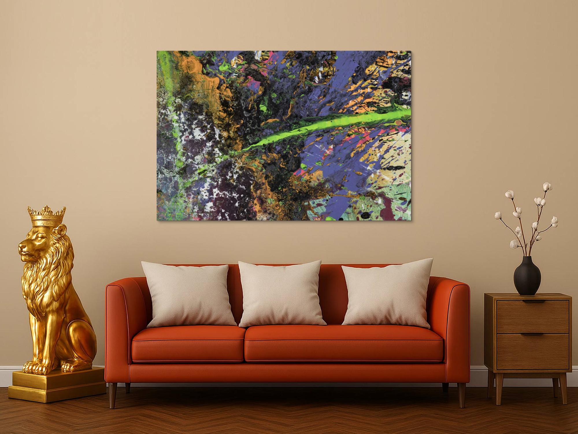 Abstraktes Bild auf Leinwand