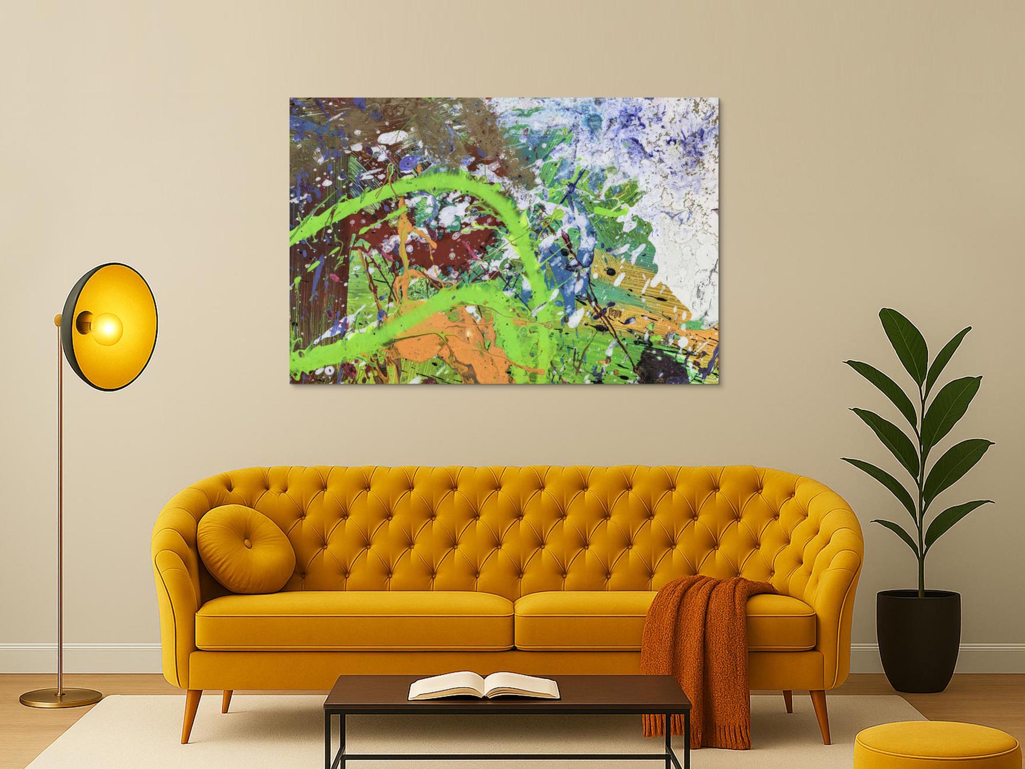 Abstraktes Bild auf Leinwand