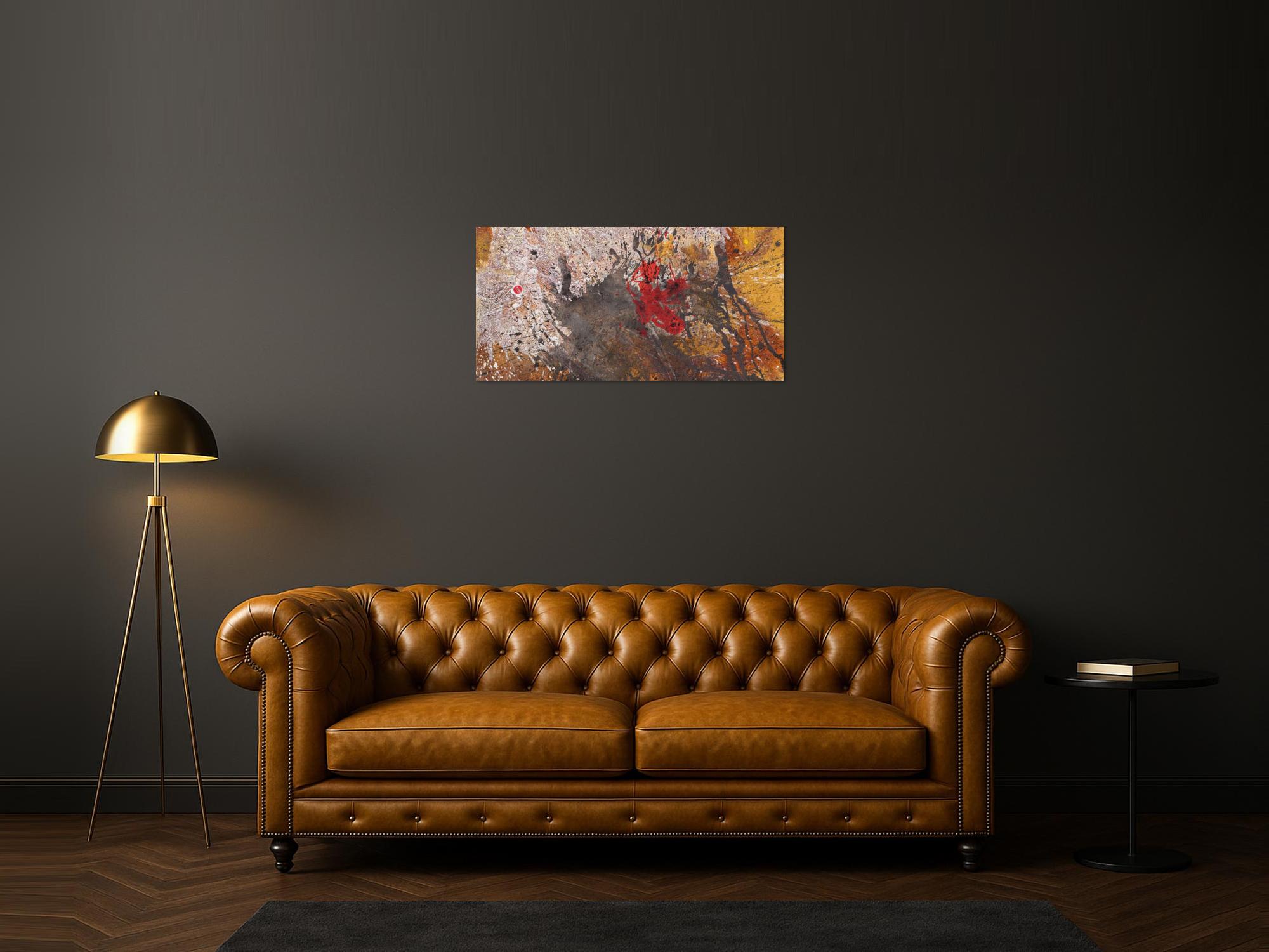 Abstraktes Bild auf Leinwand