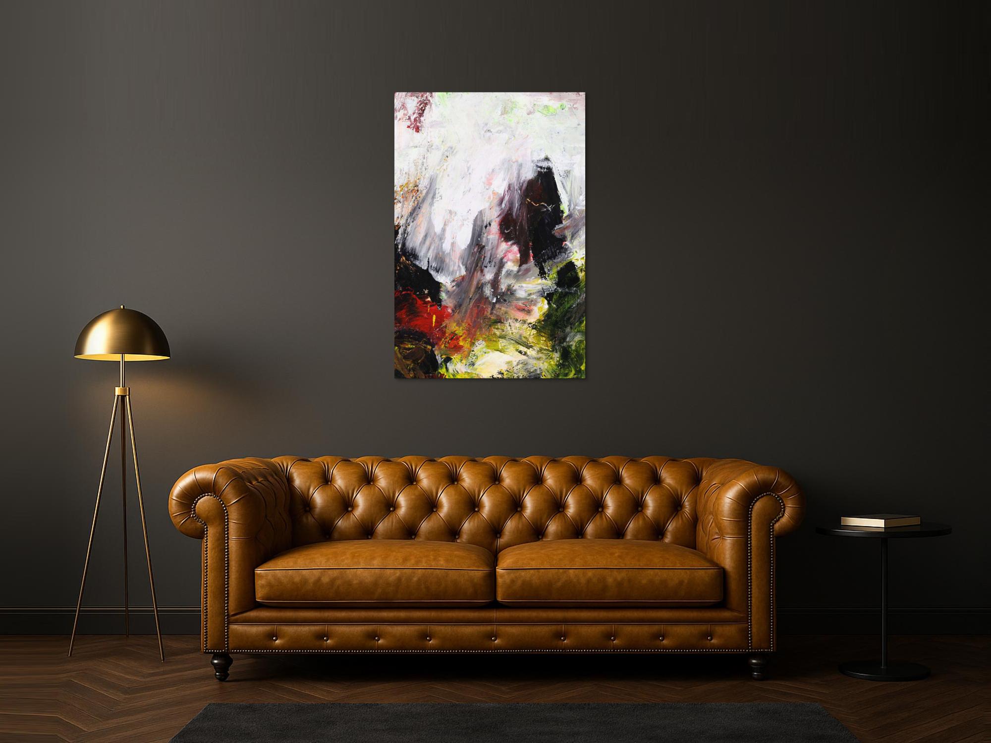 Abstraktes Bild auf Leinwand