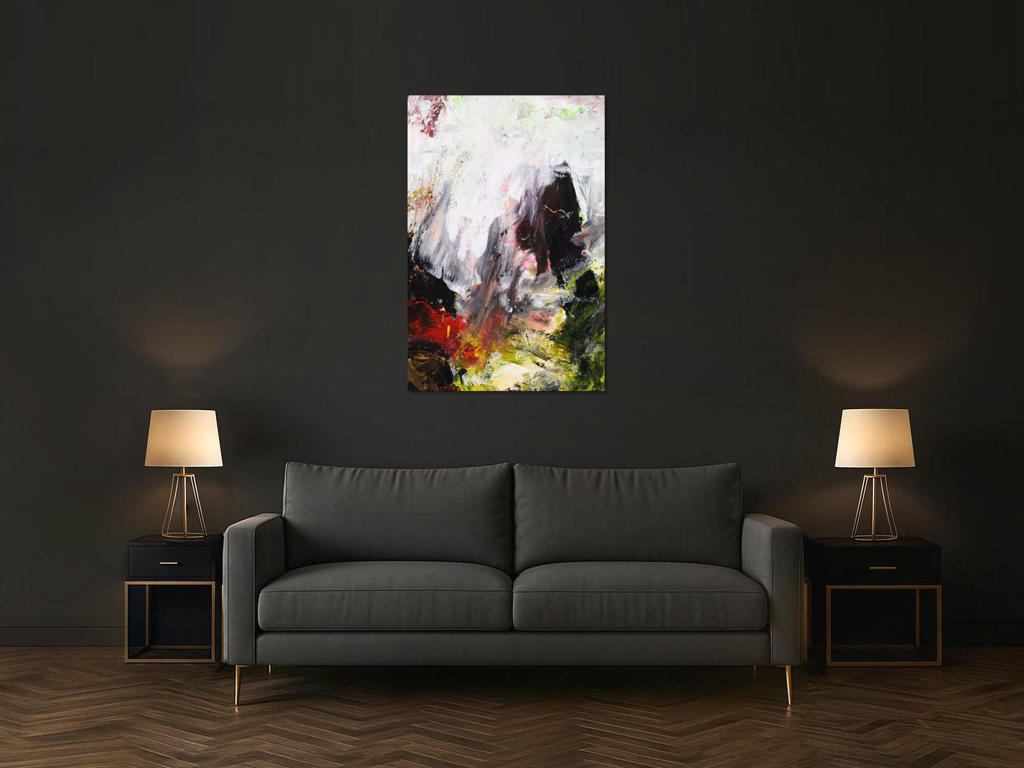 Abstraktes Bild auf Leinwand