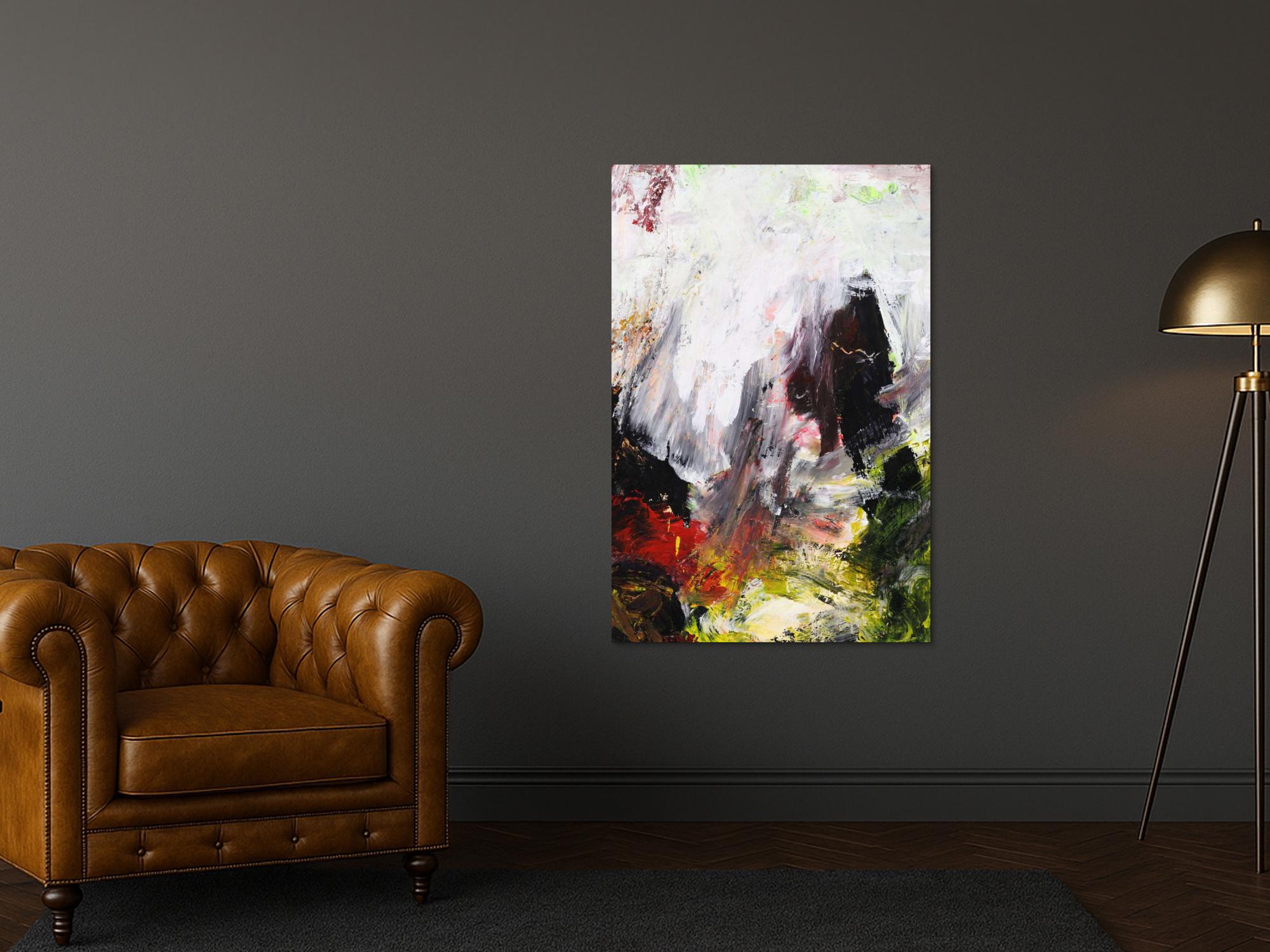 Abstraktes Bild auf Leinwand