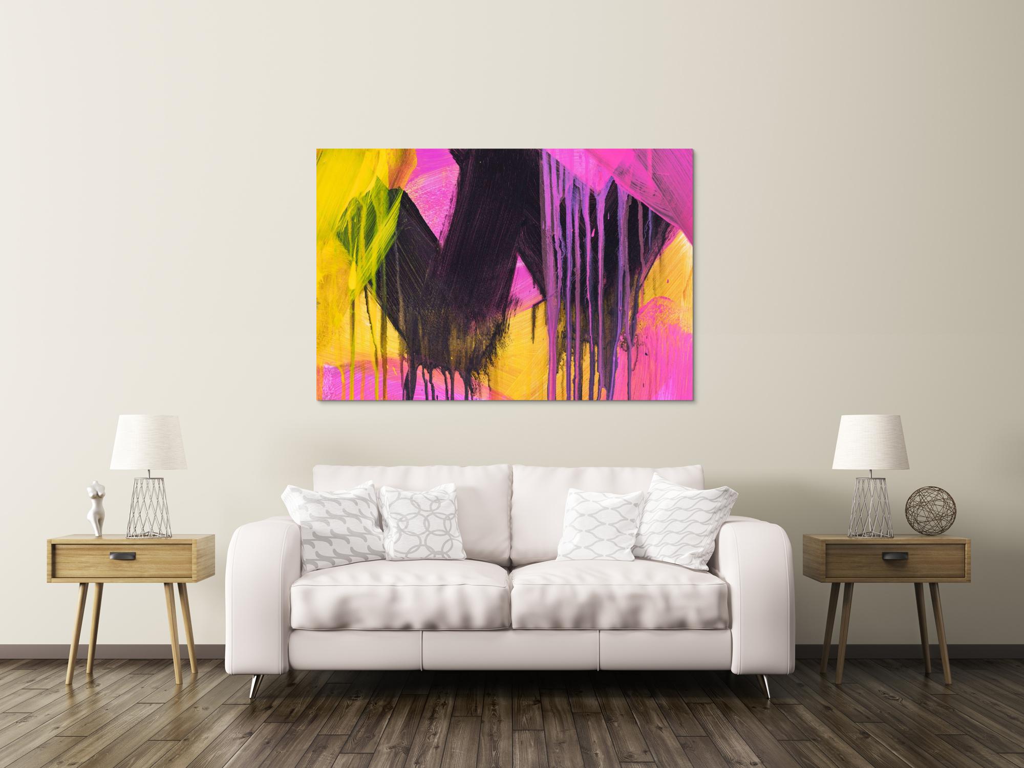 Abstraktes Bild auf Leinwand