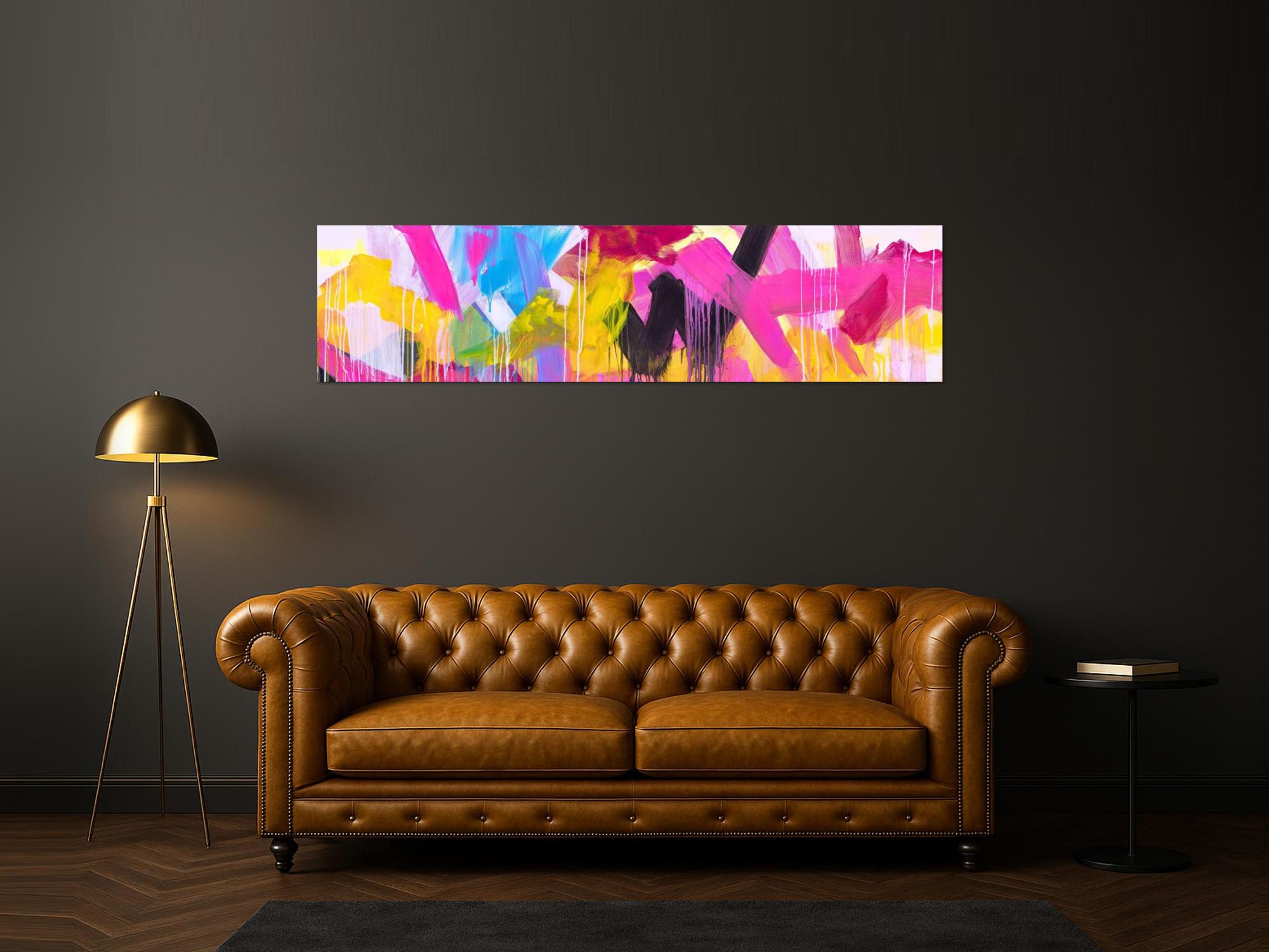 Abstraktes Bild auf Leinwand