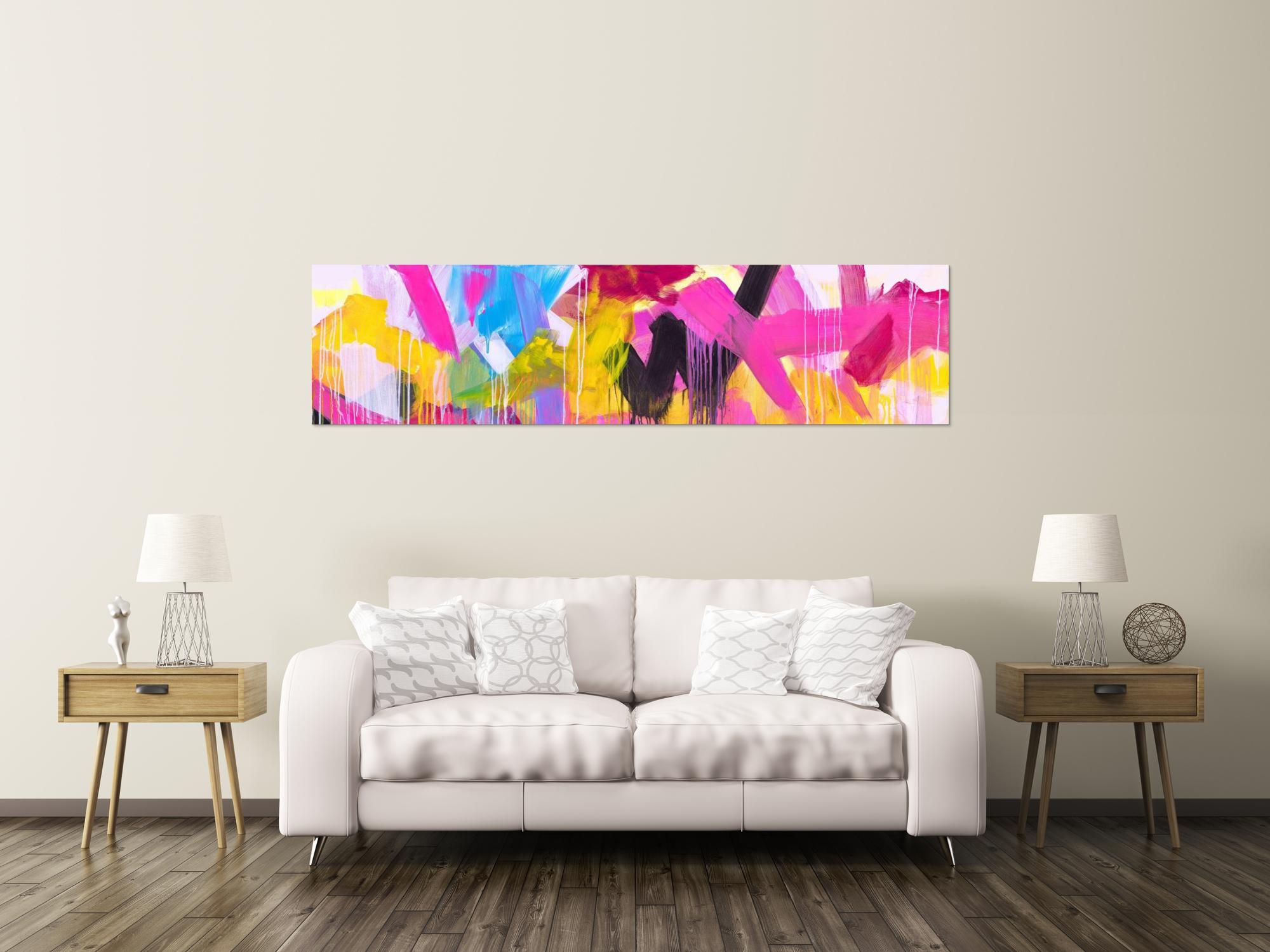 Abstraktes Bild auf Leinwand