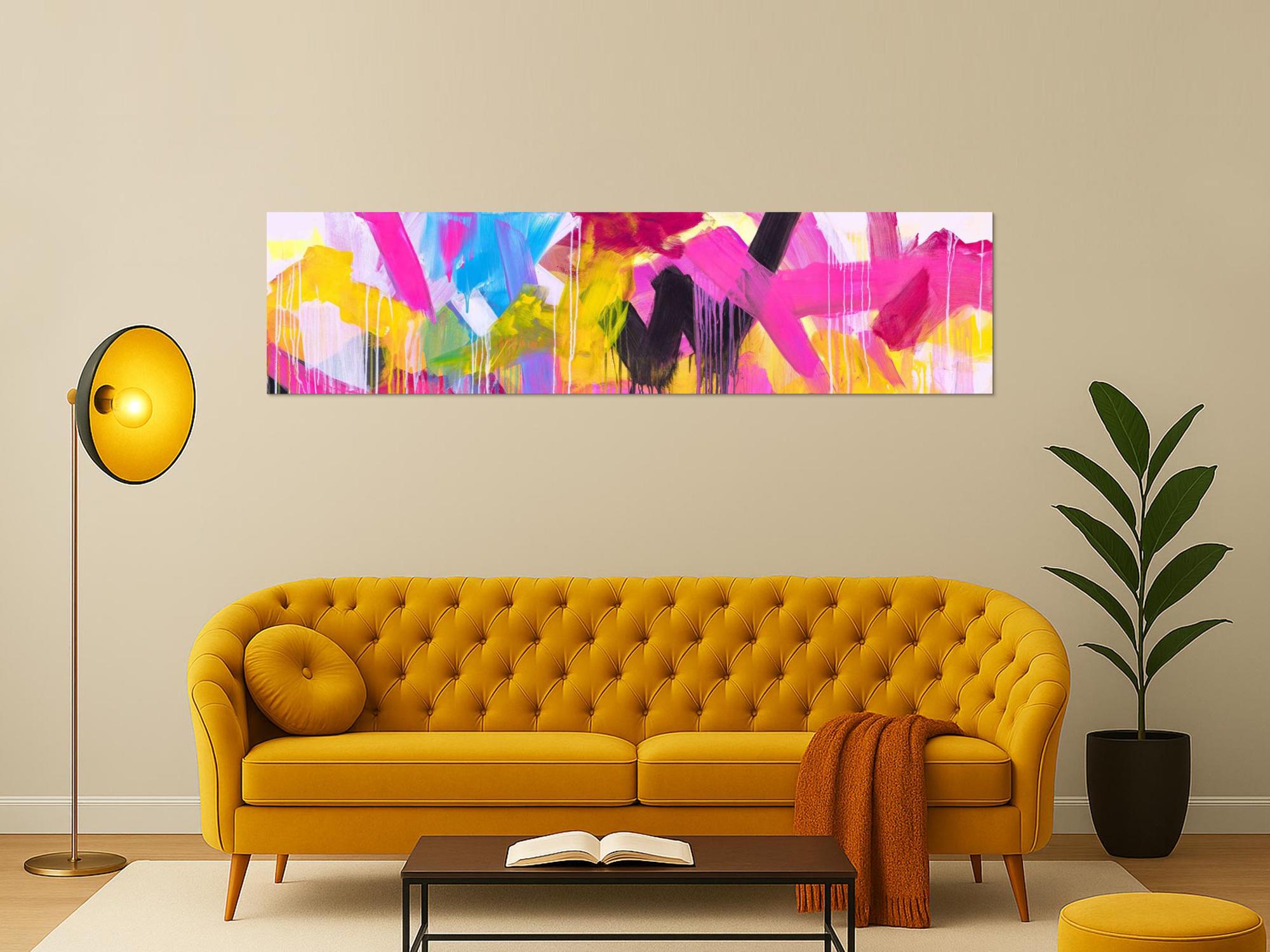 Abstraktes Bild auf Leinwand