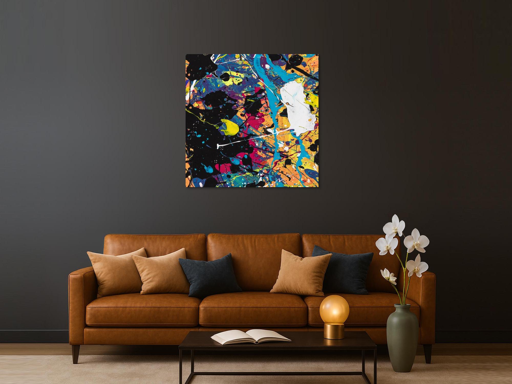 Abstraktes Bild auf Leinwand