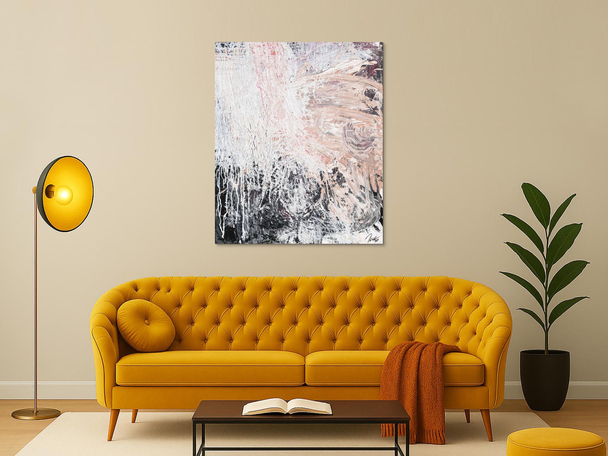 Abstraktes Bild auf Leinwand