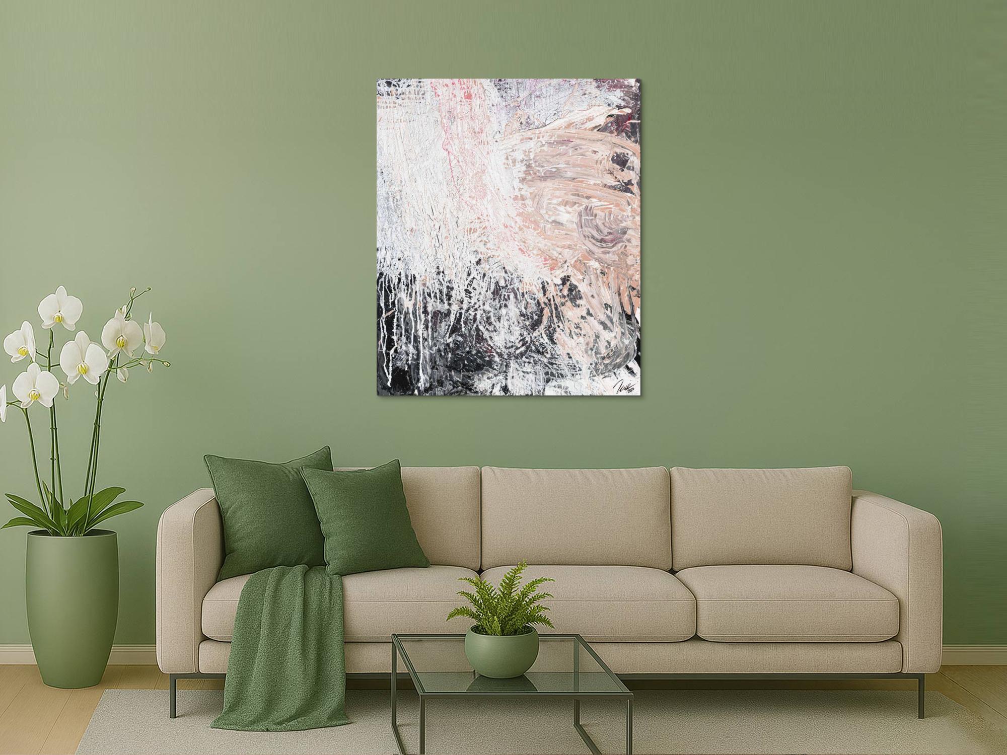 Abstraktes Bild auf Leinwand