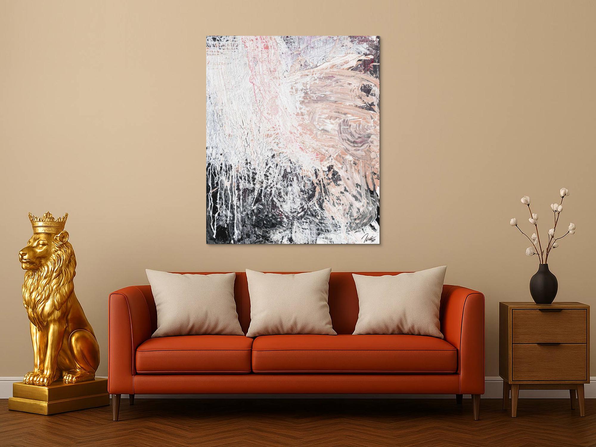 Abstraktes Bild auf Leinwand