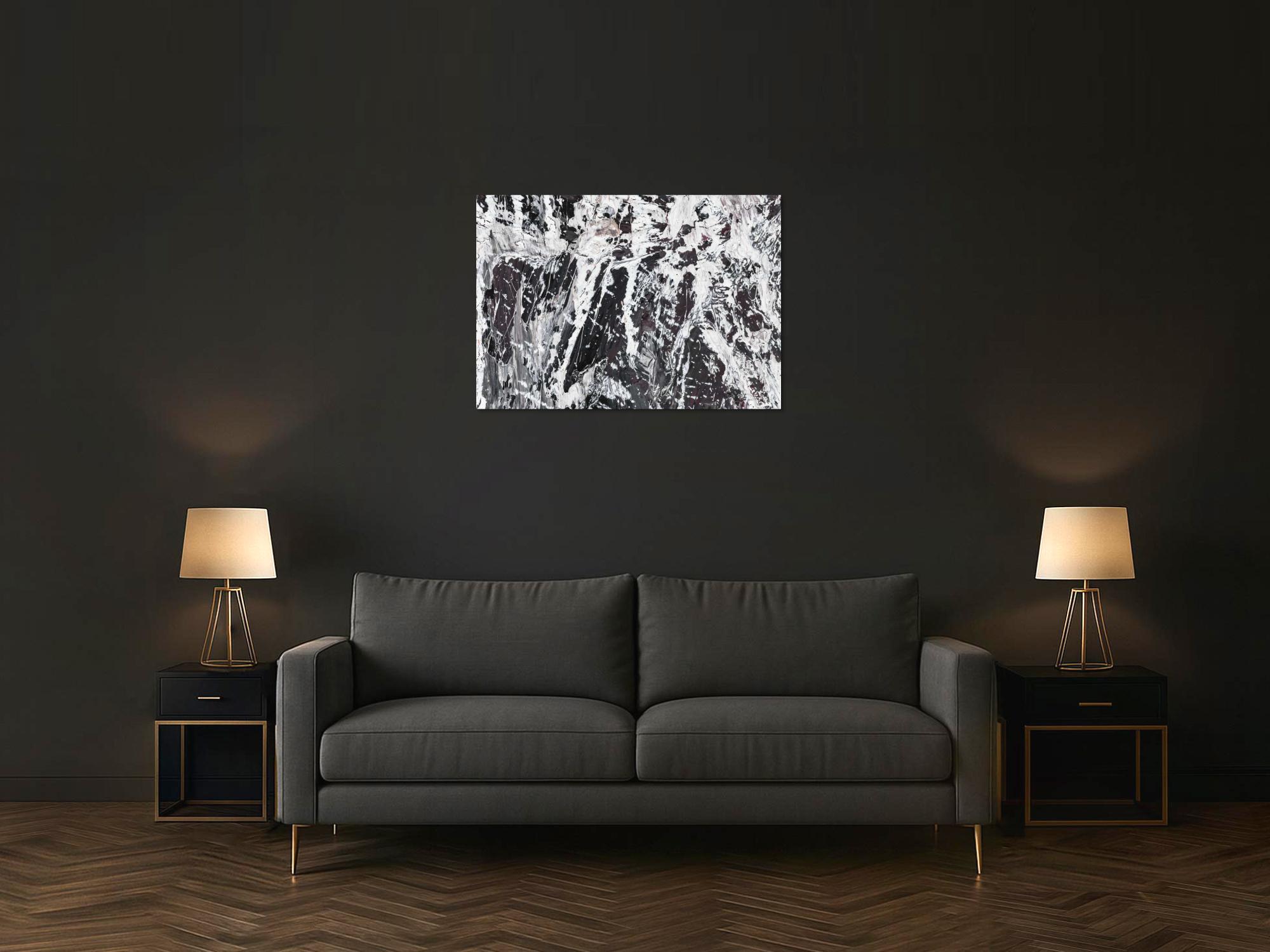 Abstraktes Bild auf Leinwand