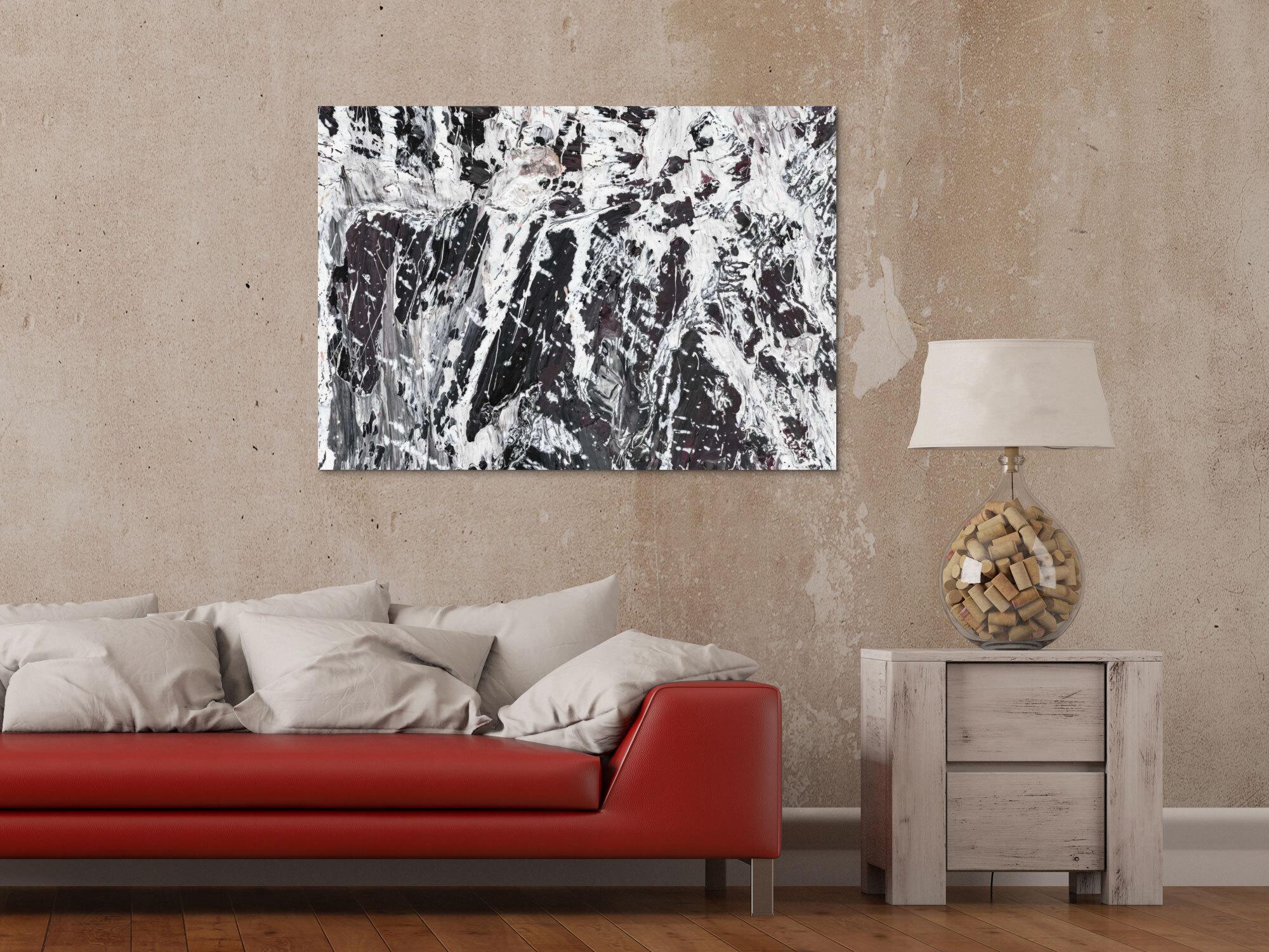 Abstraktes Bild auf Leinwand