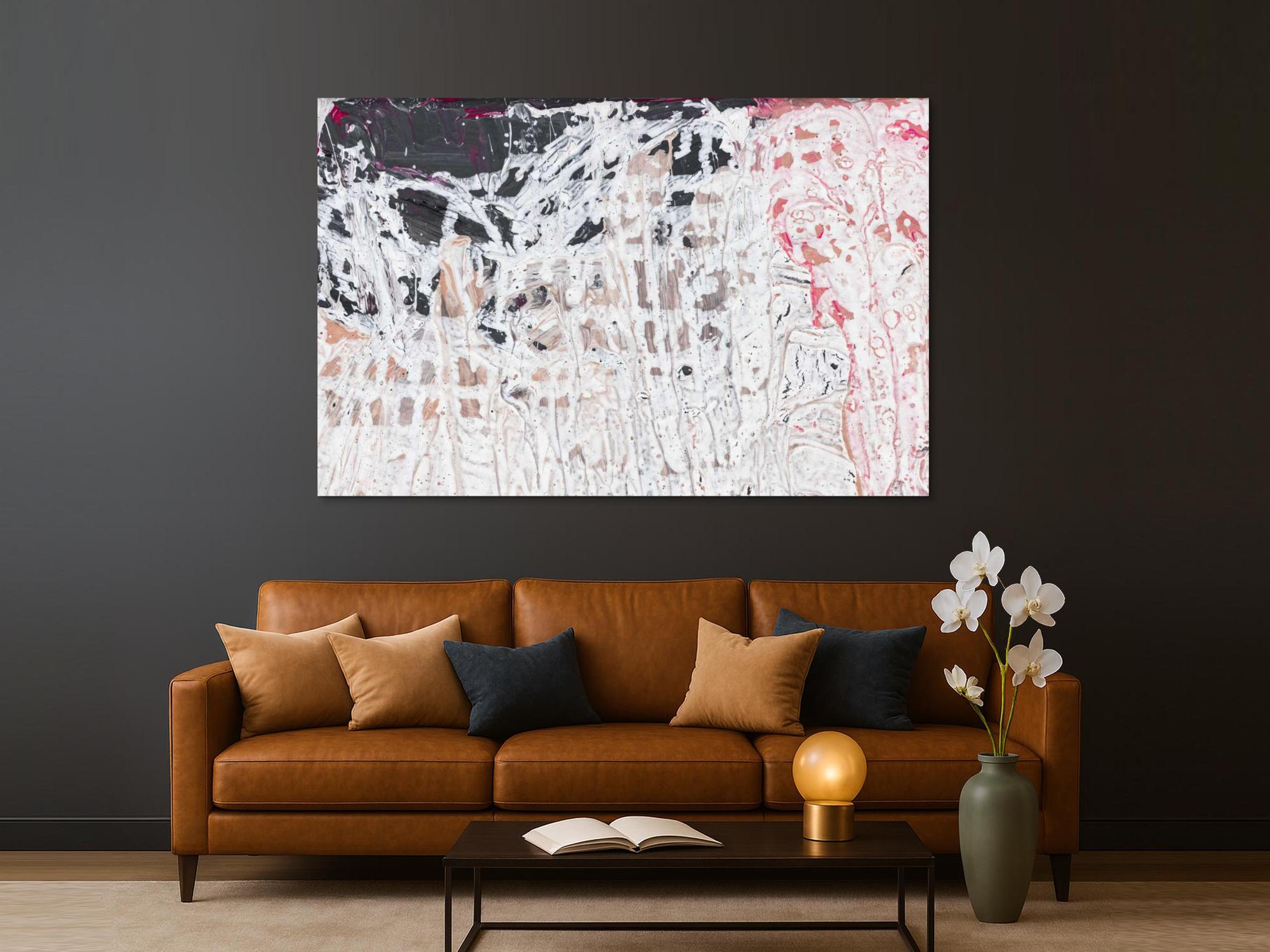 Abstraktes Bild auf Leinwand