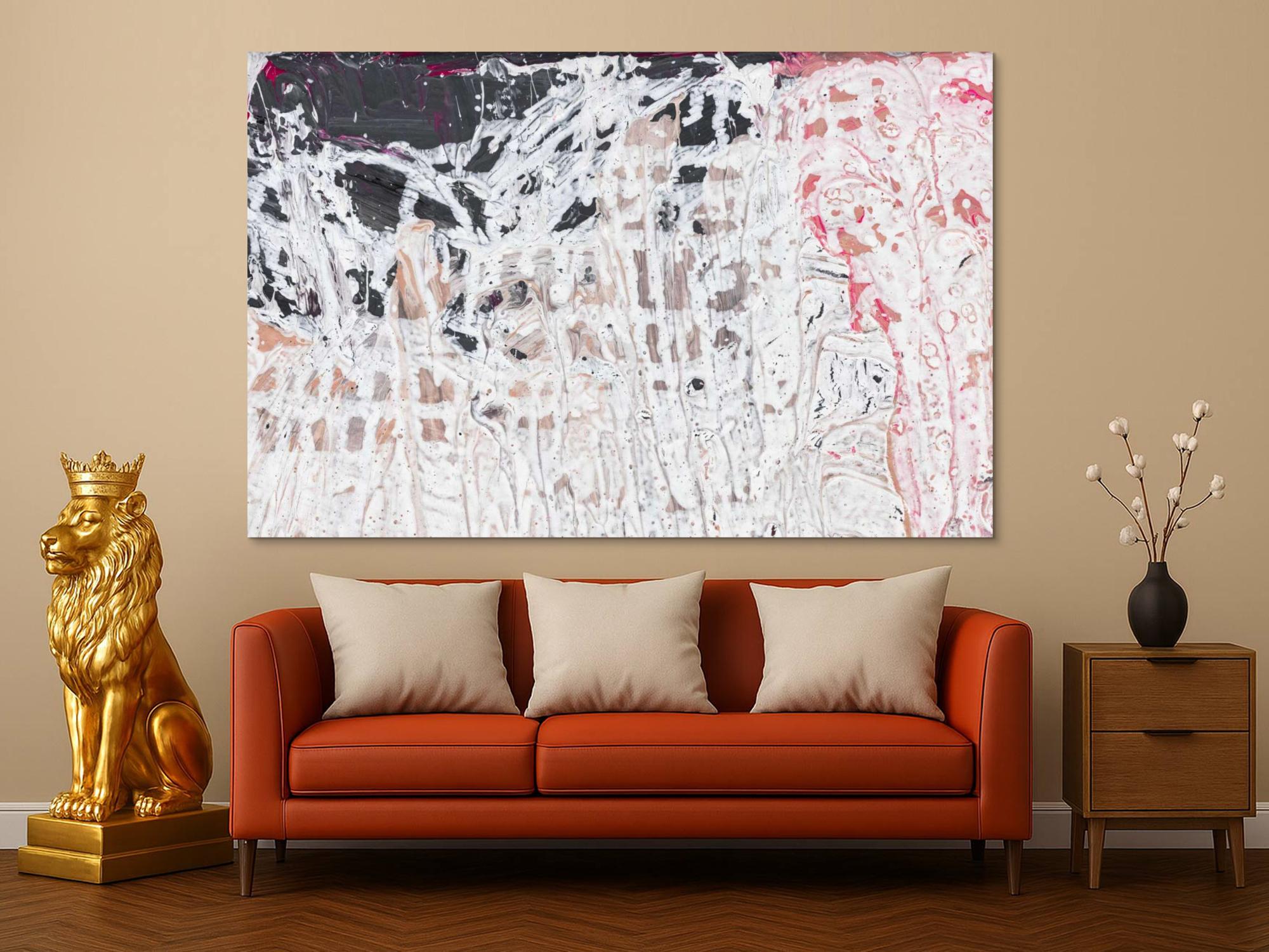 Abstraktes Bild auf Leinwand