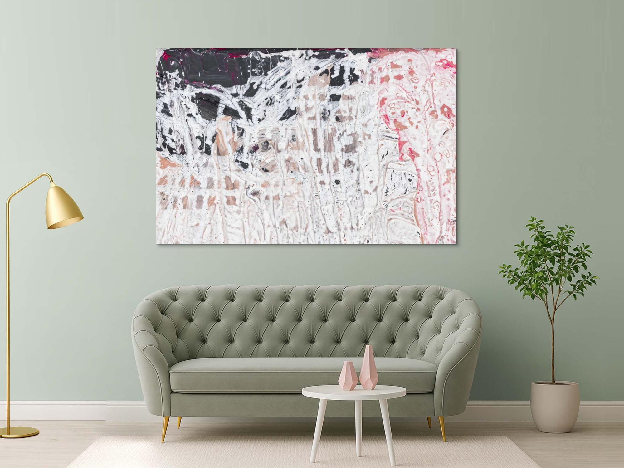 Abstraktes Bild auf Leinwand