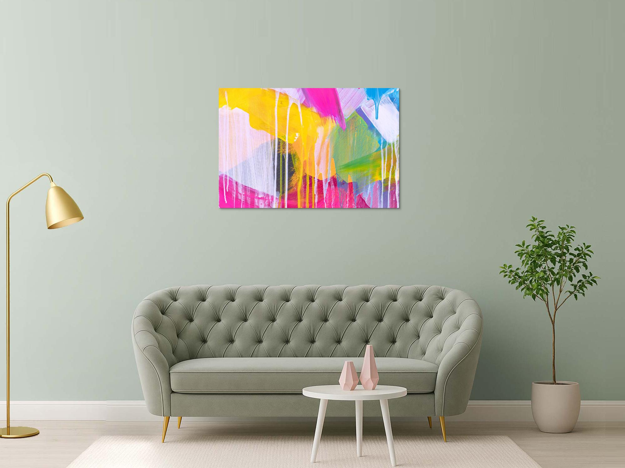 Abstraktes Bild auf Leinwand