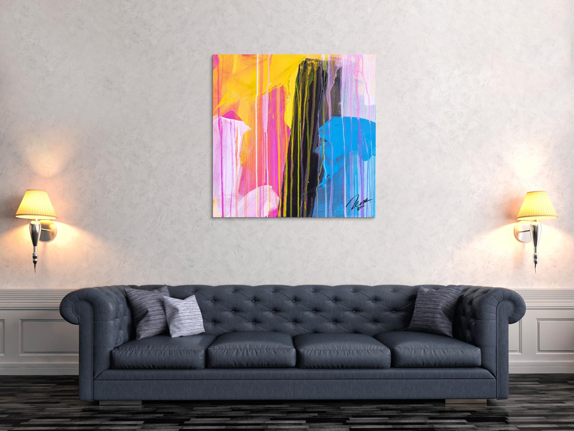 Abstraktes Bild auf Leinwand