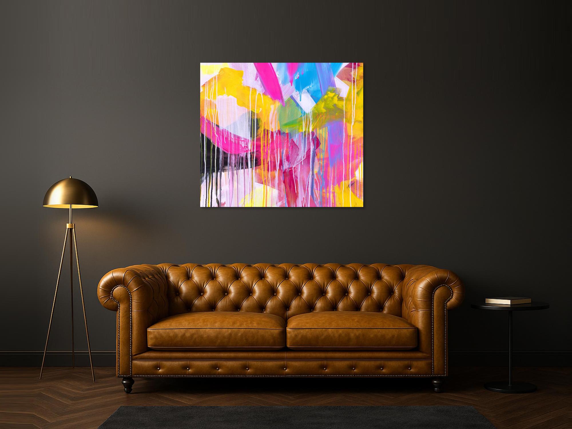 Abstraktes Bild auf Leinwand