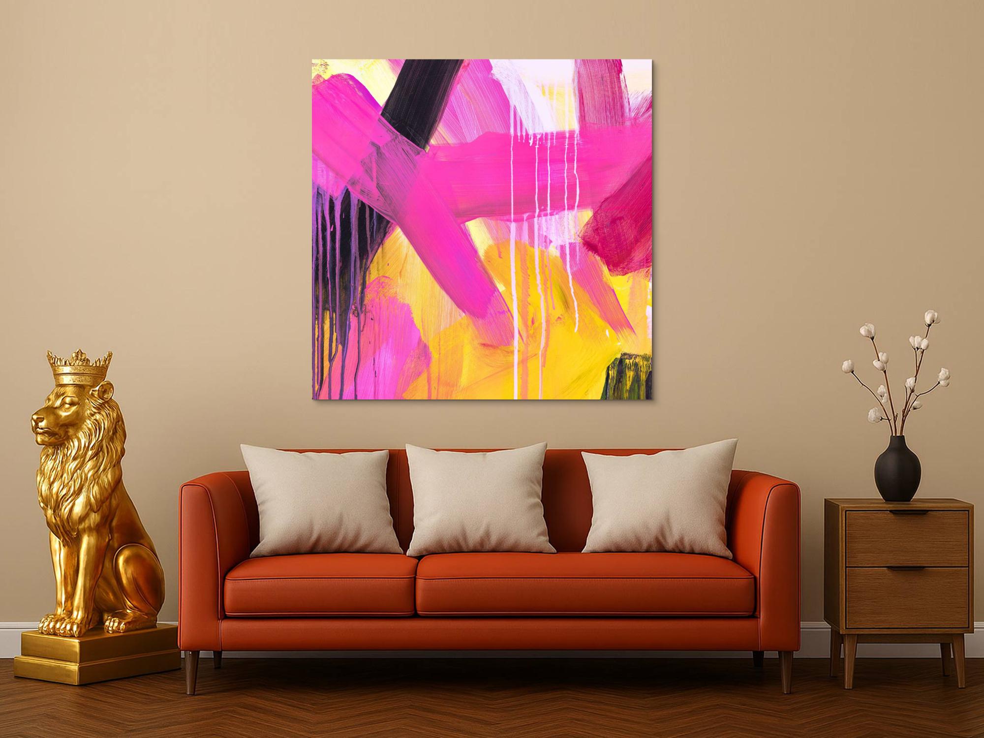 Abstraktes Bild auf Leinwand