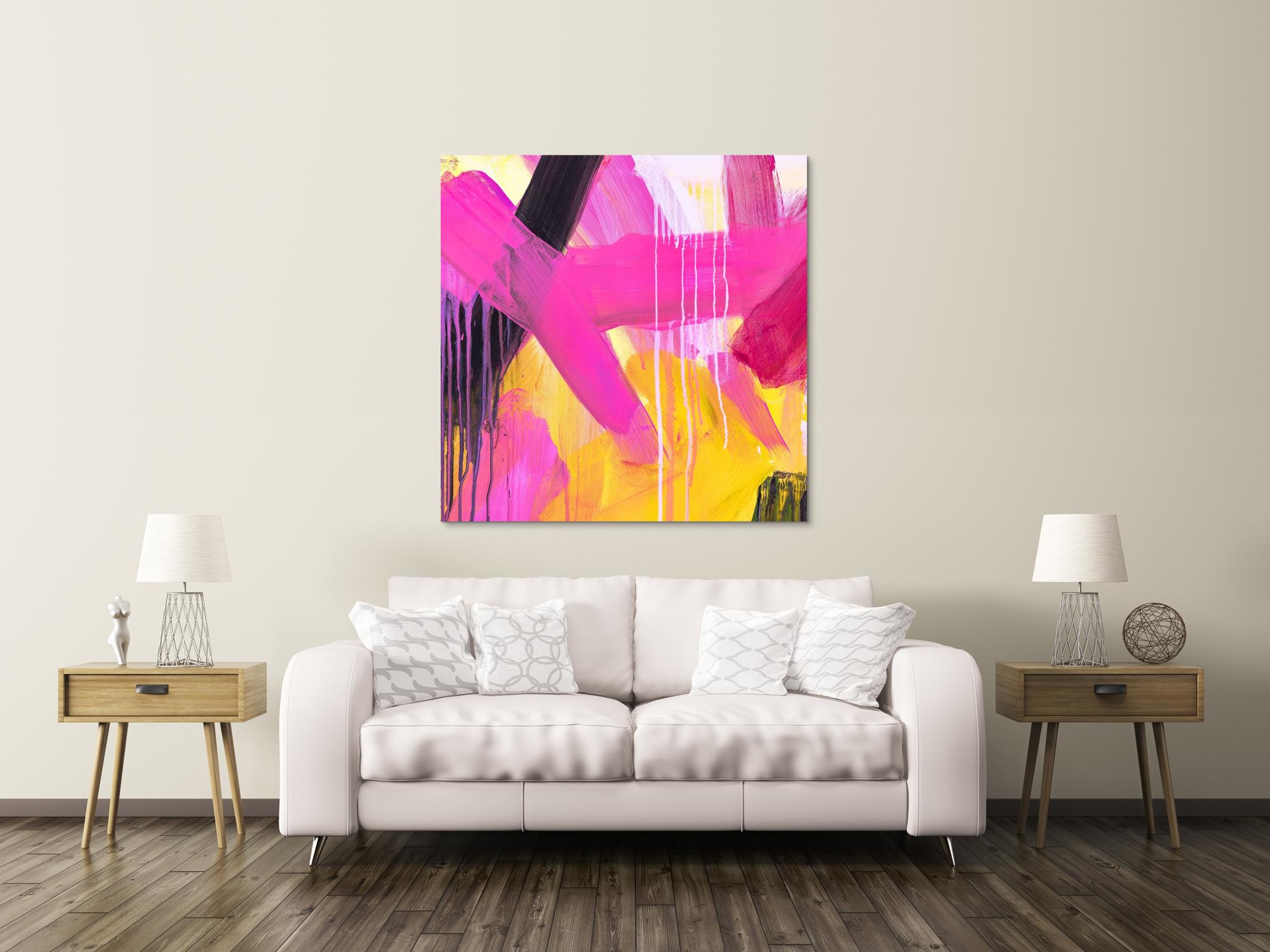Abstraktes Bild auf Leinwand