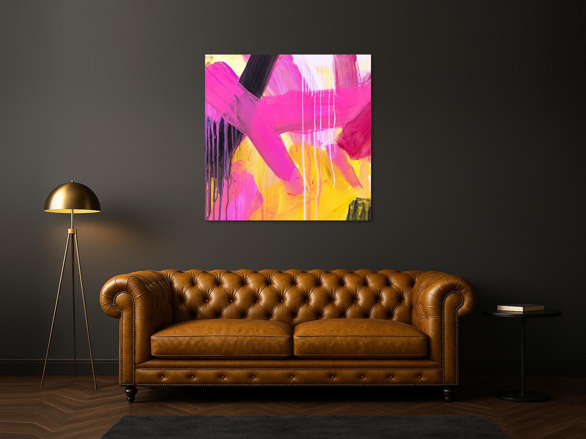 Abstraktes Bild auf Leinwand