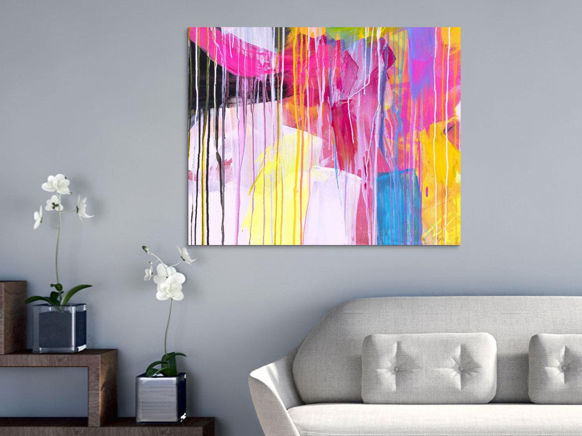 Abstraktes Bild auf Leinwand