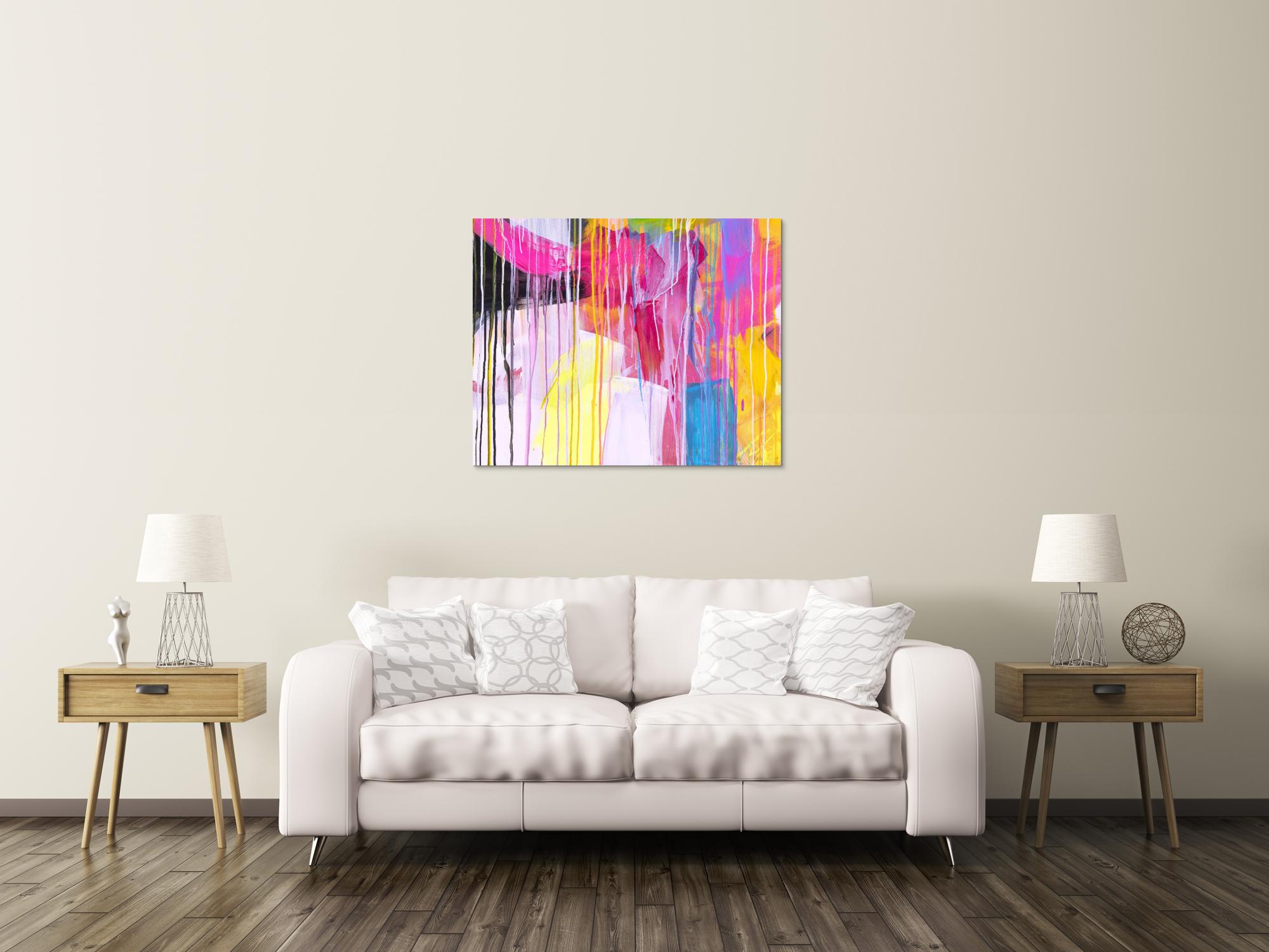 Abstraktes Bild auf Leinwand