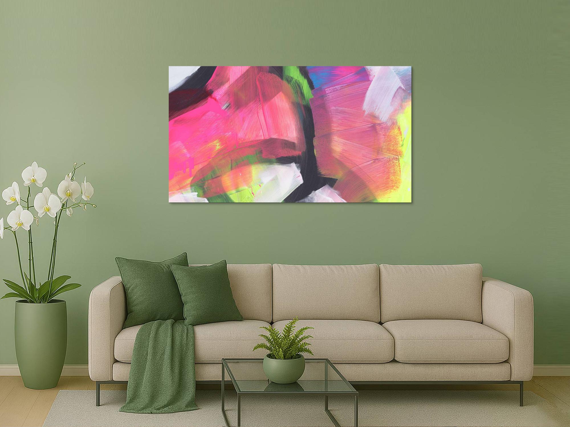 Abstraktes Bild auf Leinwand