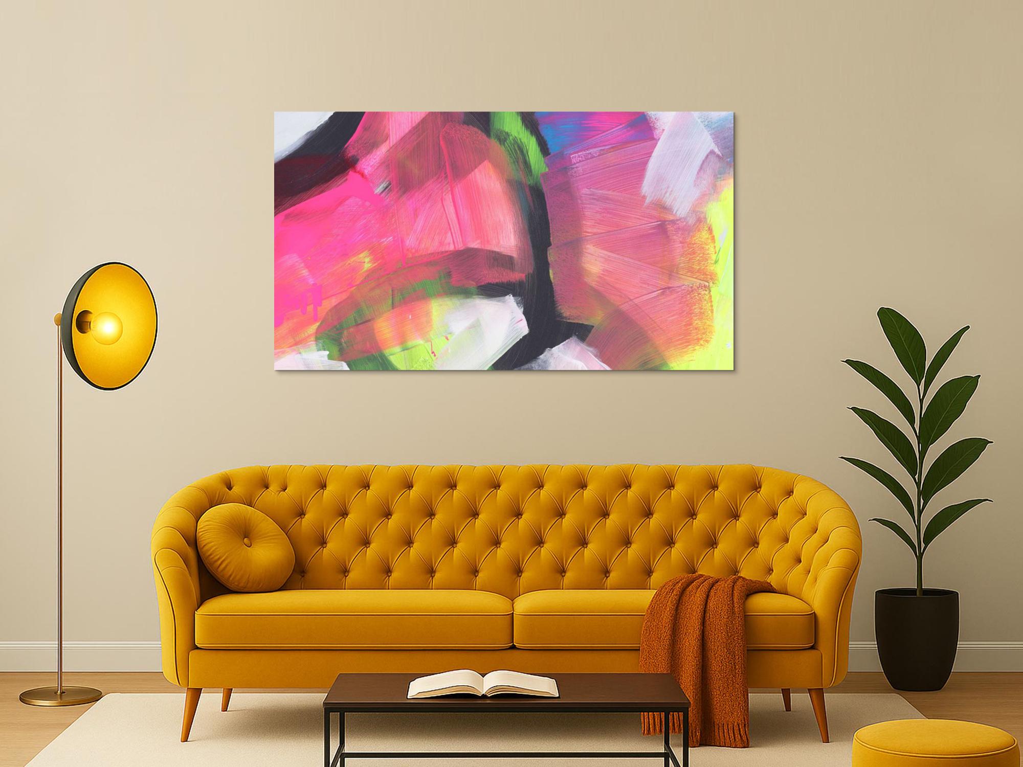 Abstraktes Bild auf Leinwand