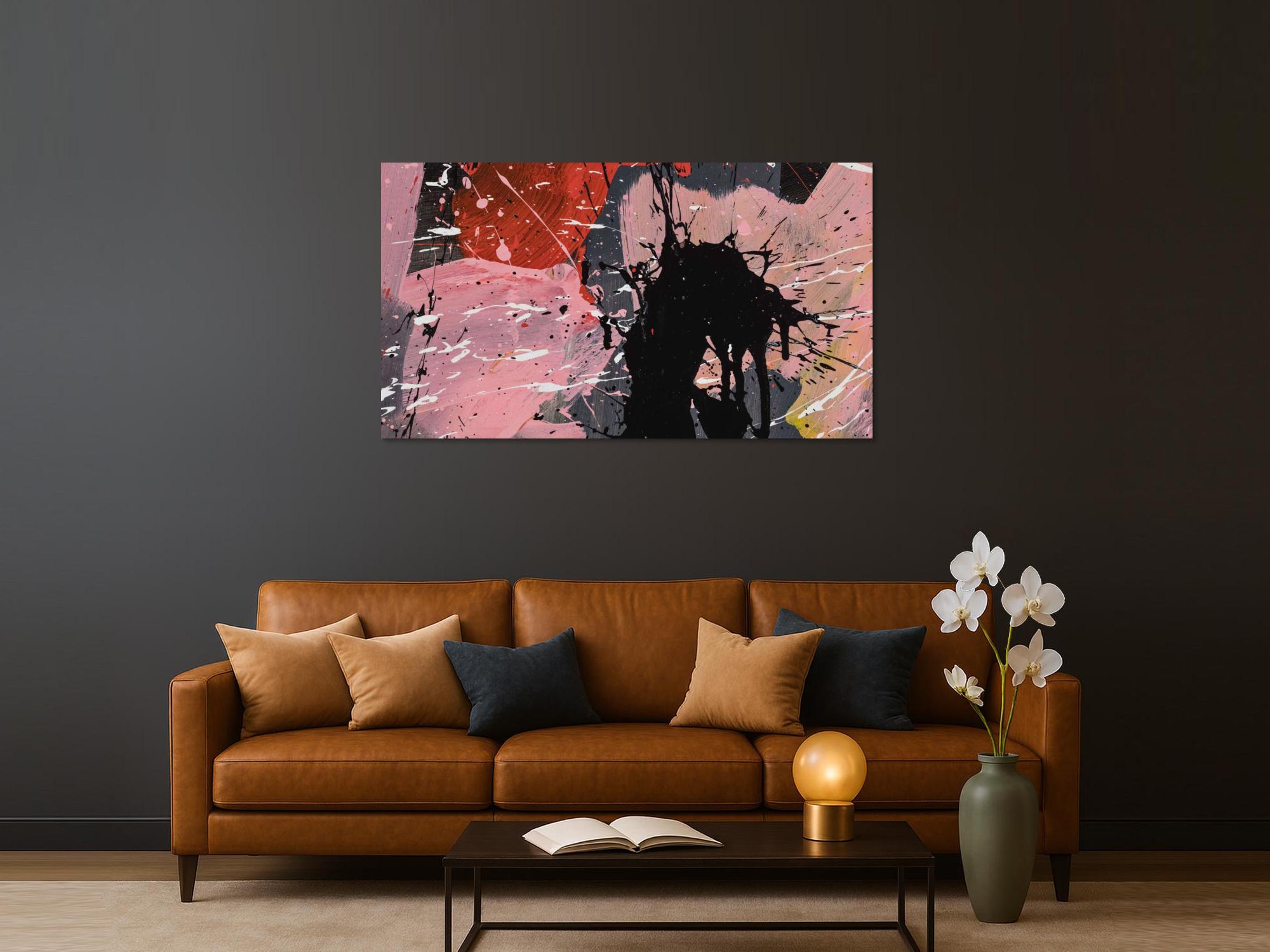 Abstraktes Bild auf Leinwand