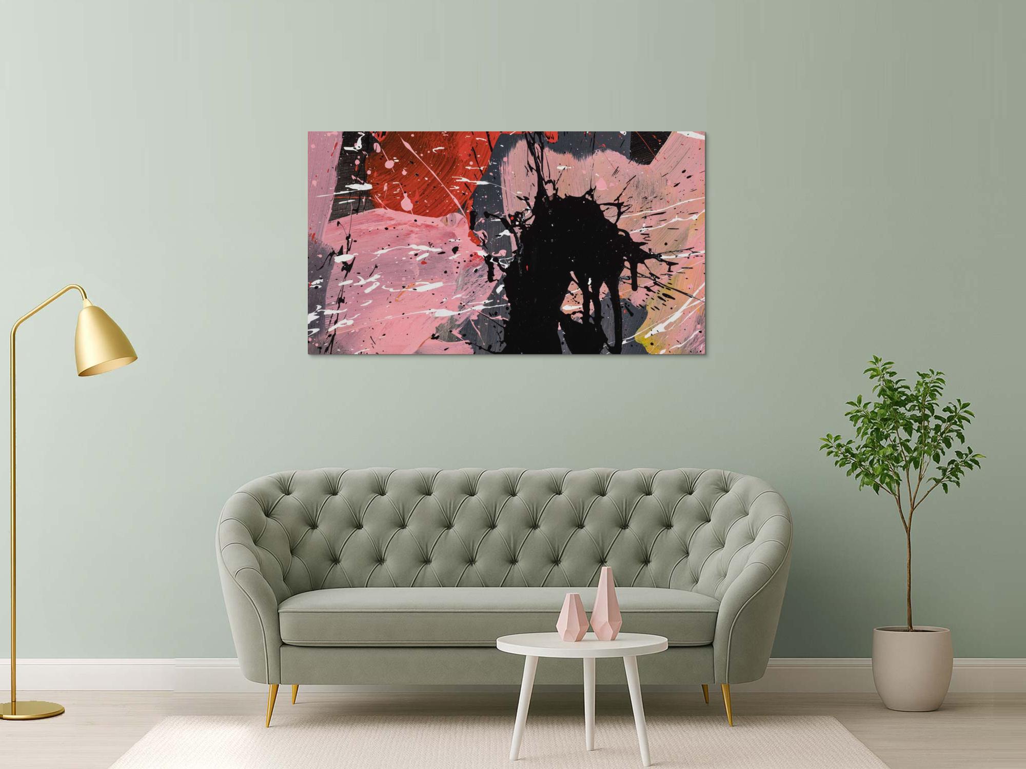 Abstraktes Bild auf Leinwand