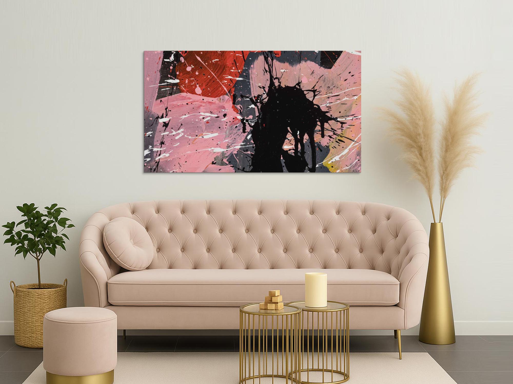 Abstraktes Bild auf Leinwand