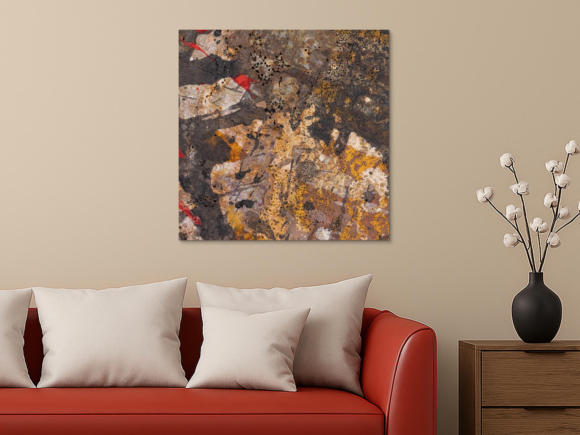 Abstraktes Bild auf Leinwand