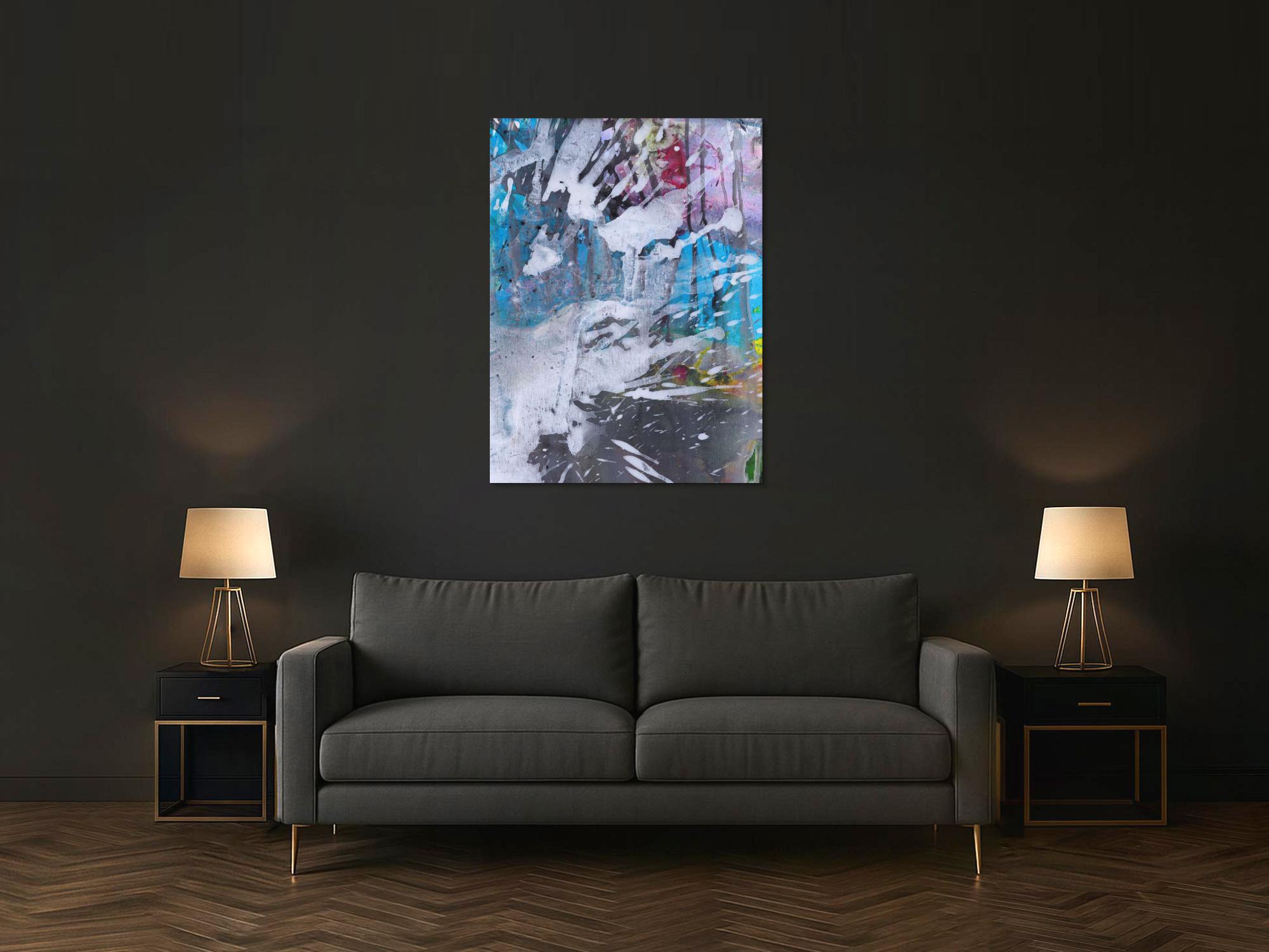 Abstraktes Bild auf Leinwand