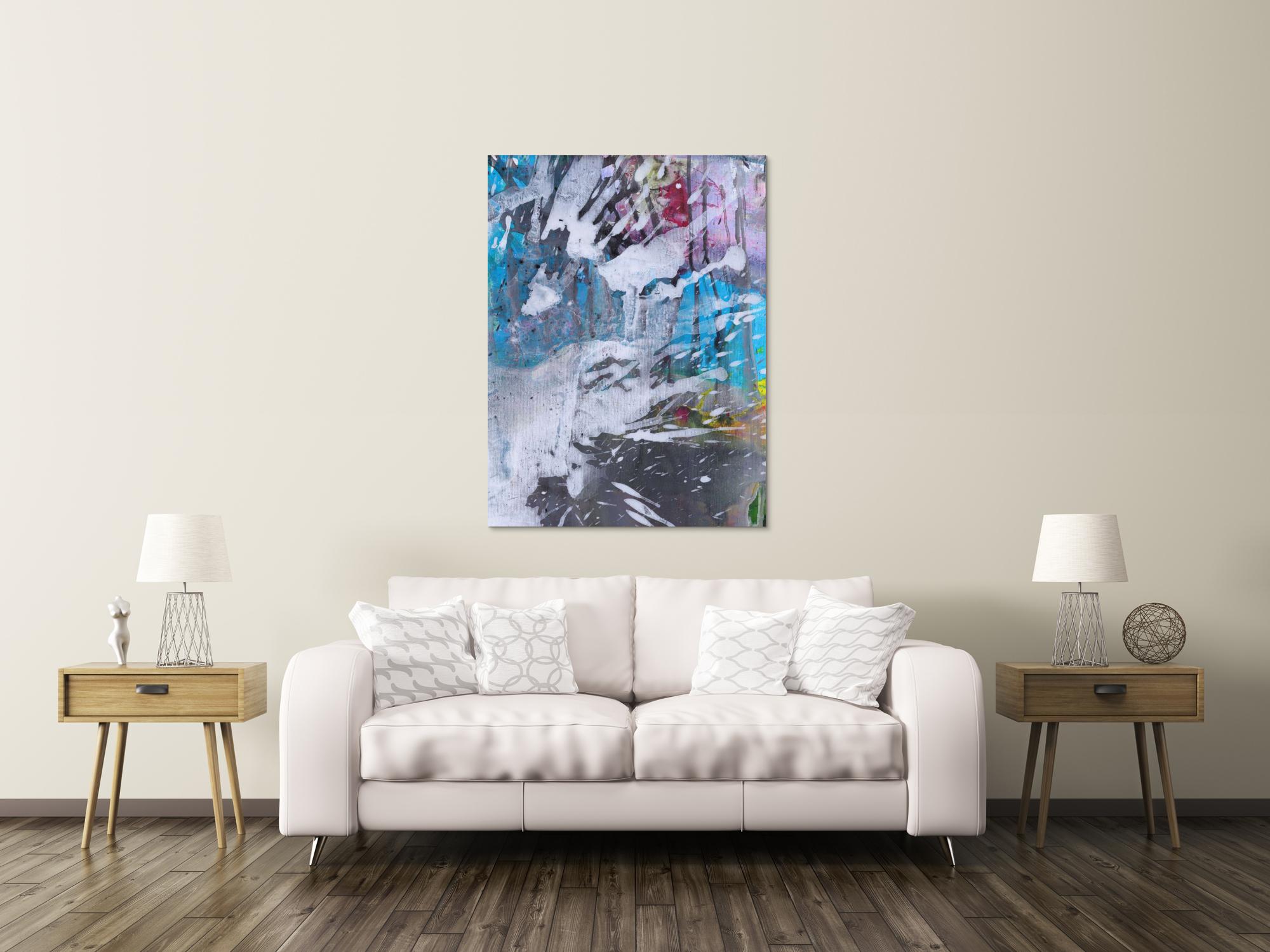 Abstraktes Bild auf Leinwand